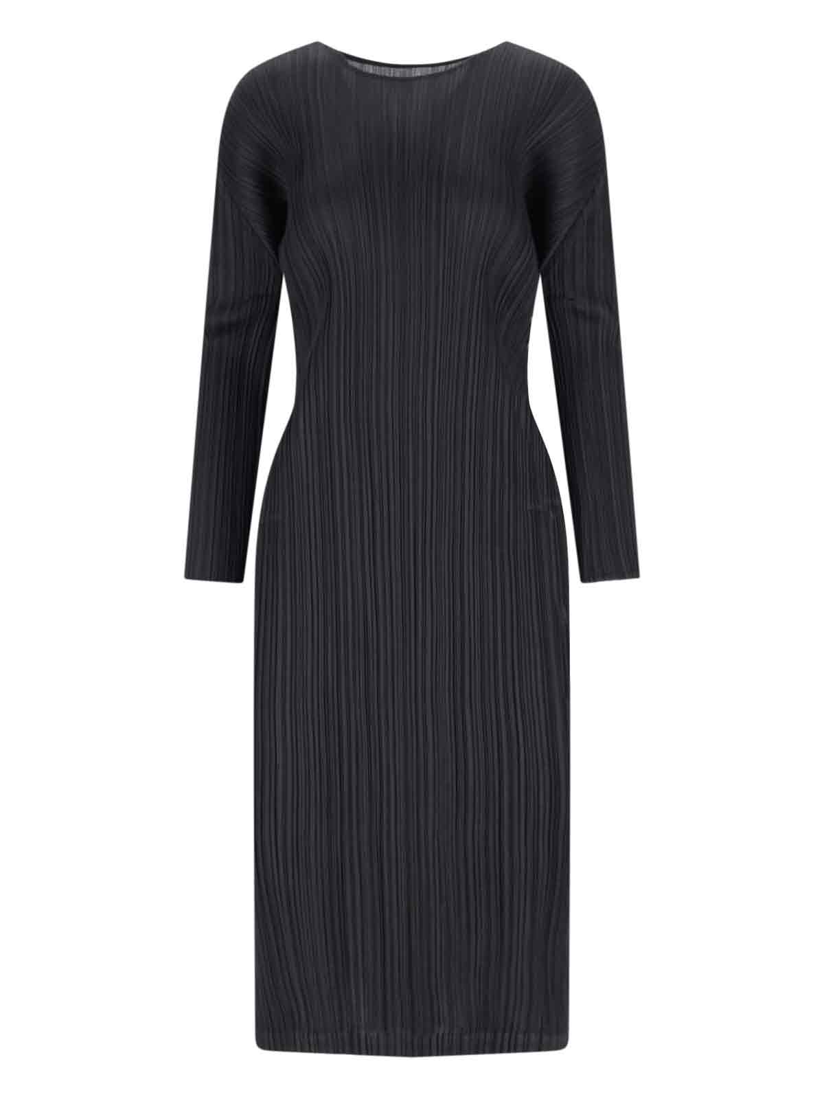 february Pleated Midi Dress