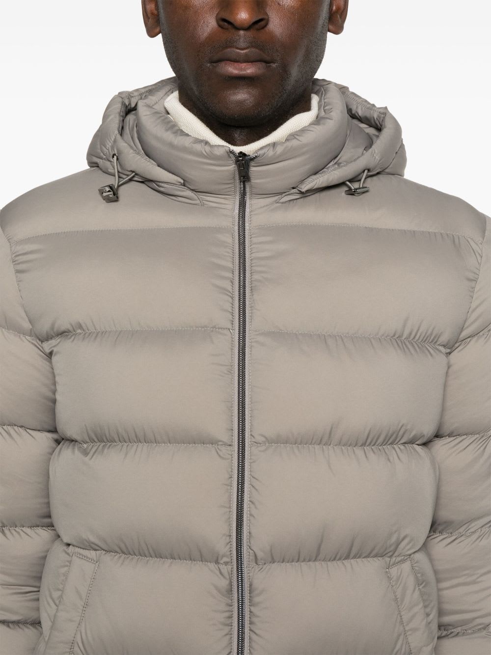 Herno Down Jacket In Gray