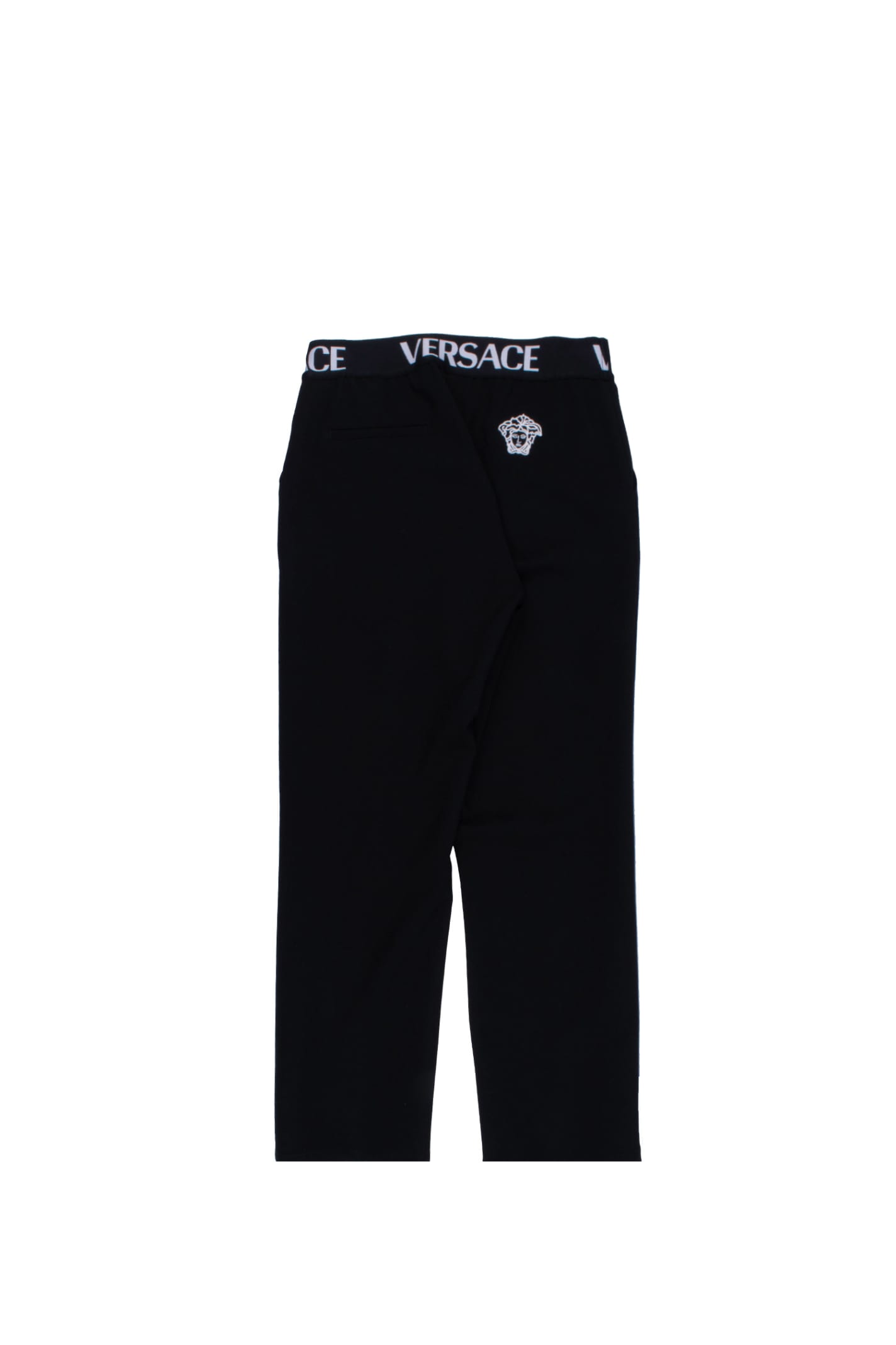 Shop Versace Sporty Trousers With  Logo In Back