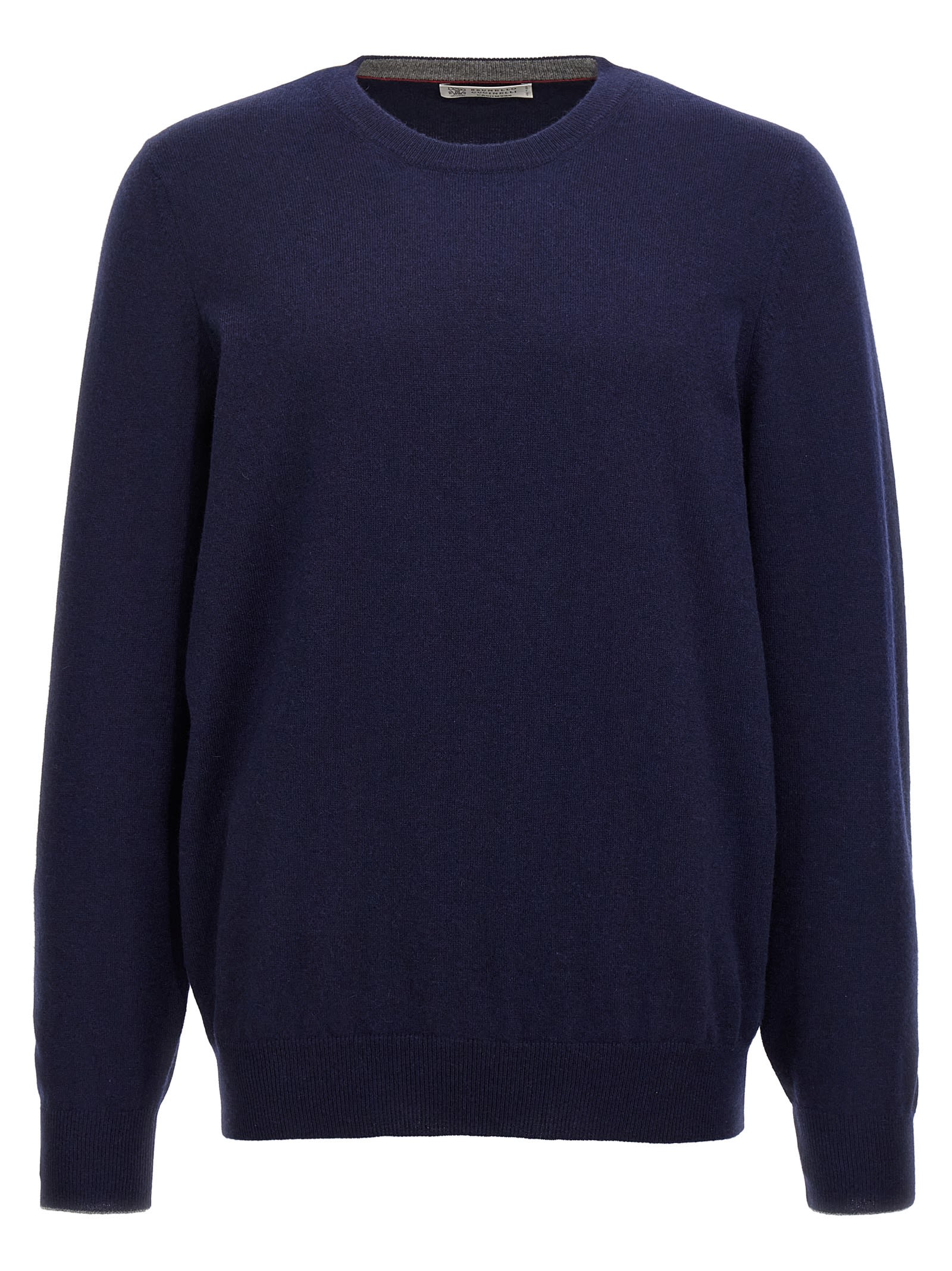 Shop Brunello Cucinelli Cashmere Sweater In Blue