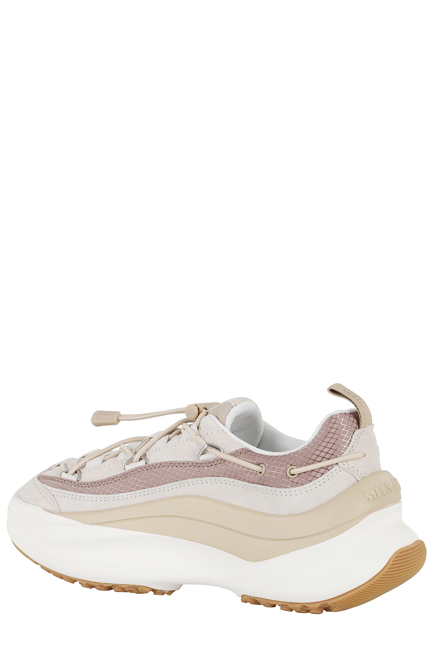Moon Boot Lace-up Platform Sneakers In Neutral