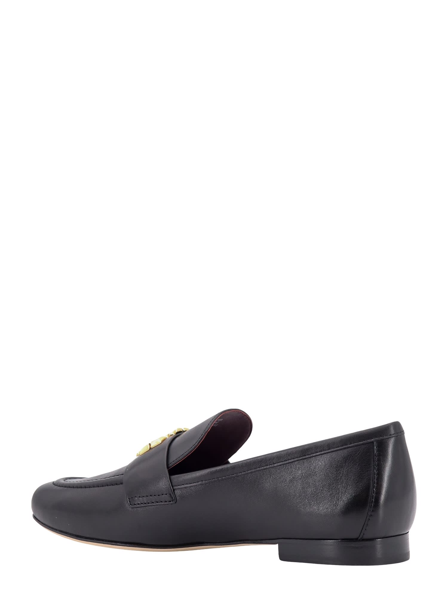 Shop Tory Burch Eleanor Loafers In Perfect Black