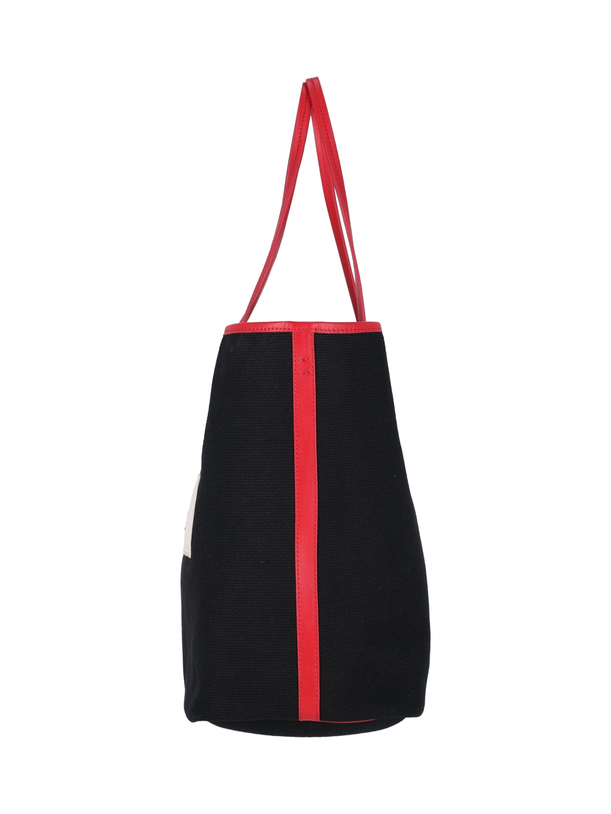Shop Marni Logo Tote Bag In Black
