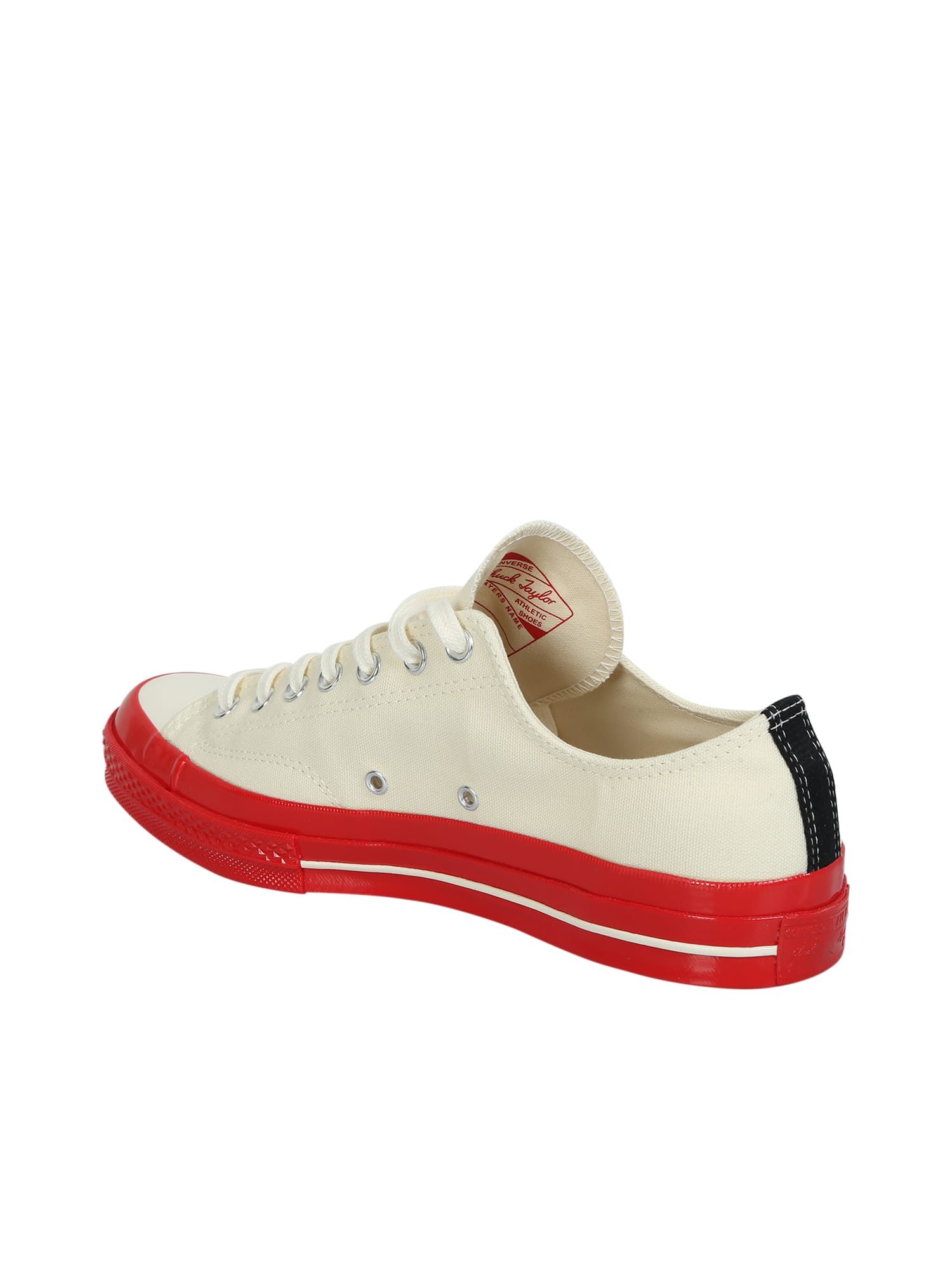 Shop Comme Des Garçons Play Sneakers Comme Des Garã Ons Play X Converse In Beige
