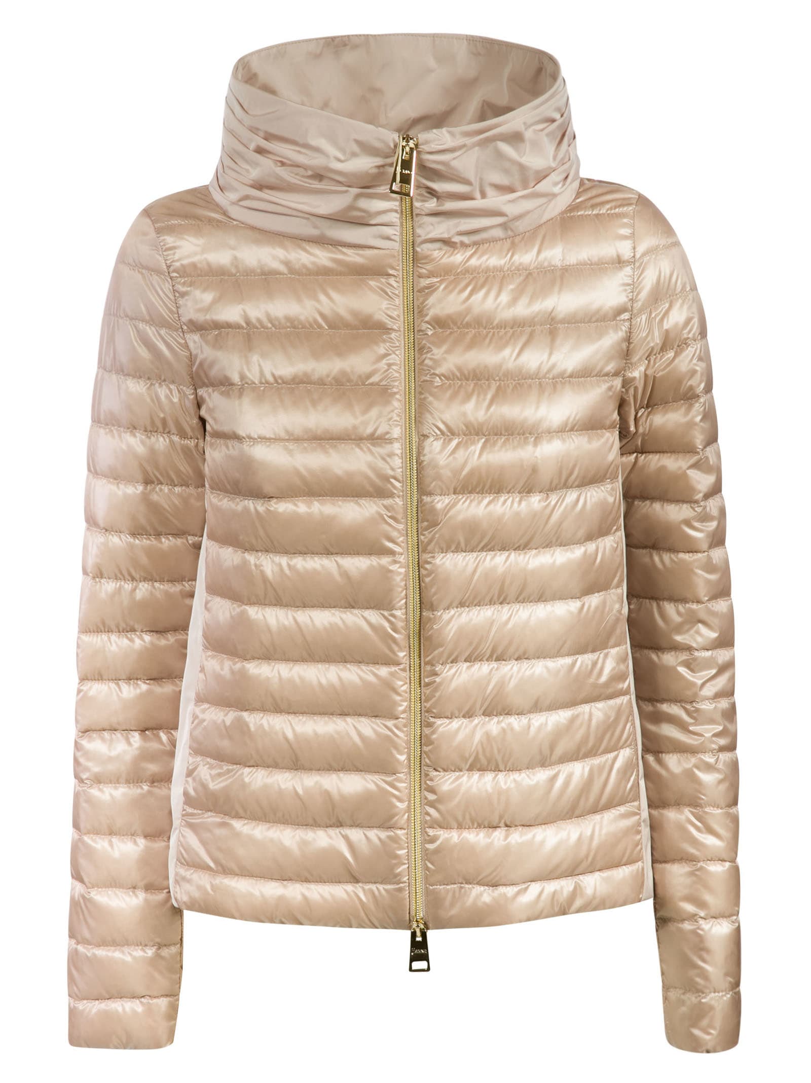 Herno Hooded Cropped Padded Jacket
