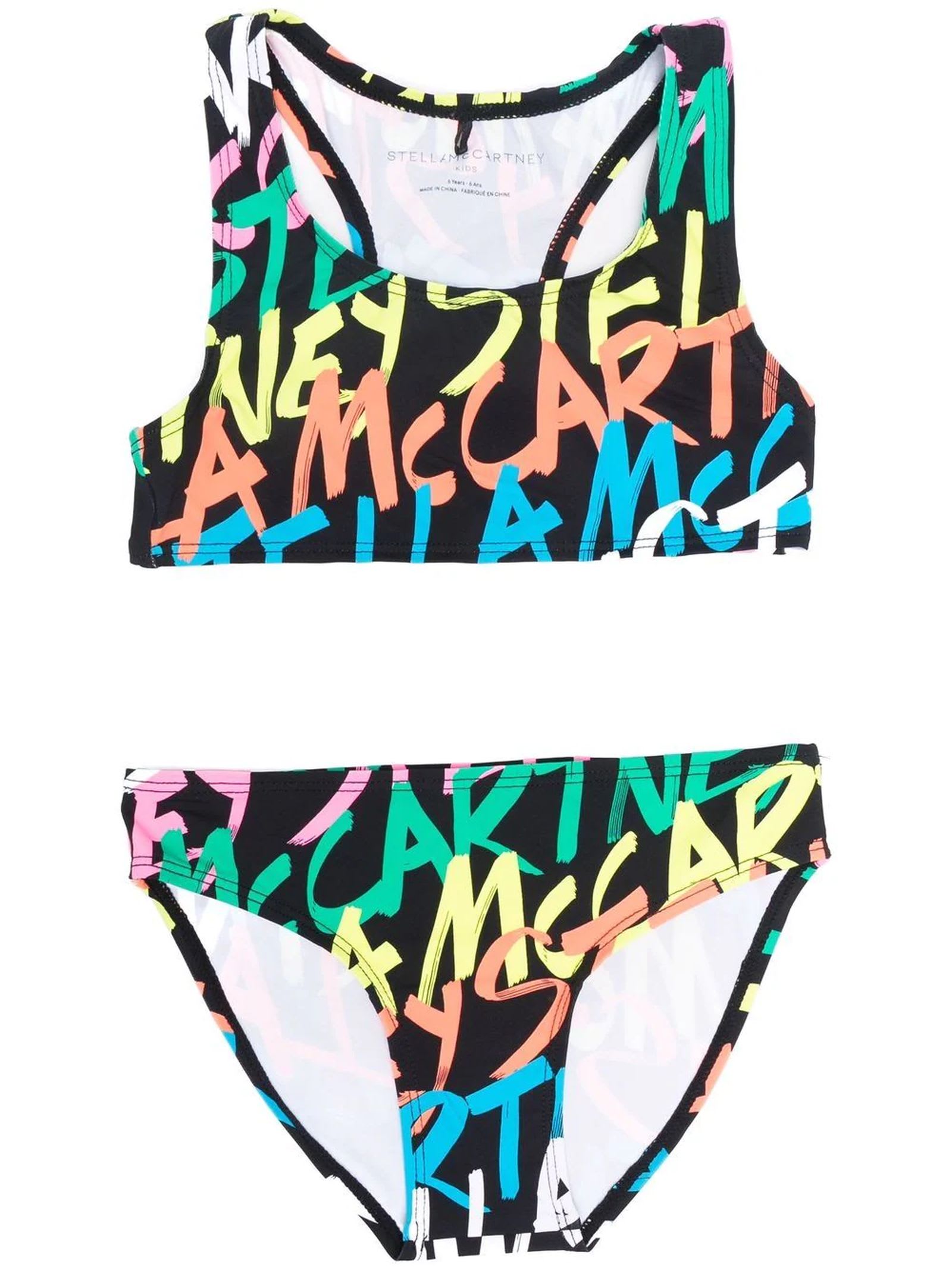 Stella McCartney Blavk Logo Bikini