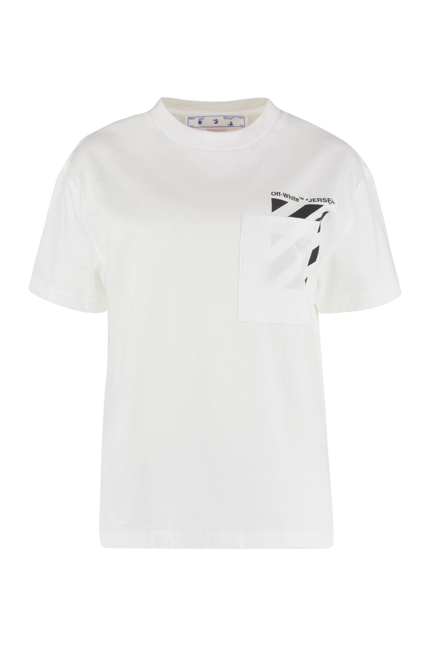 Off-White Chest Pocket Cotton T-shirt