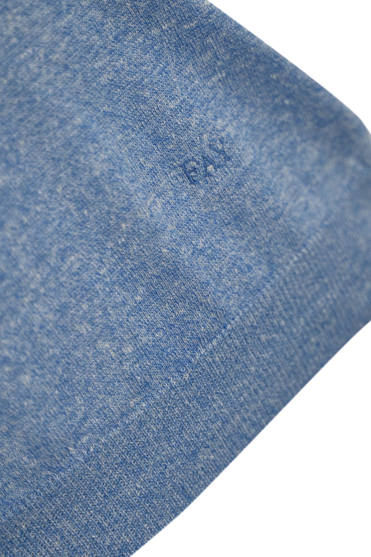 Fay Linen And Cotton T-shirt In Azzurro