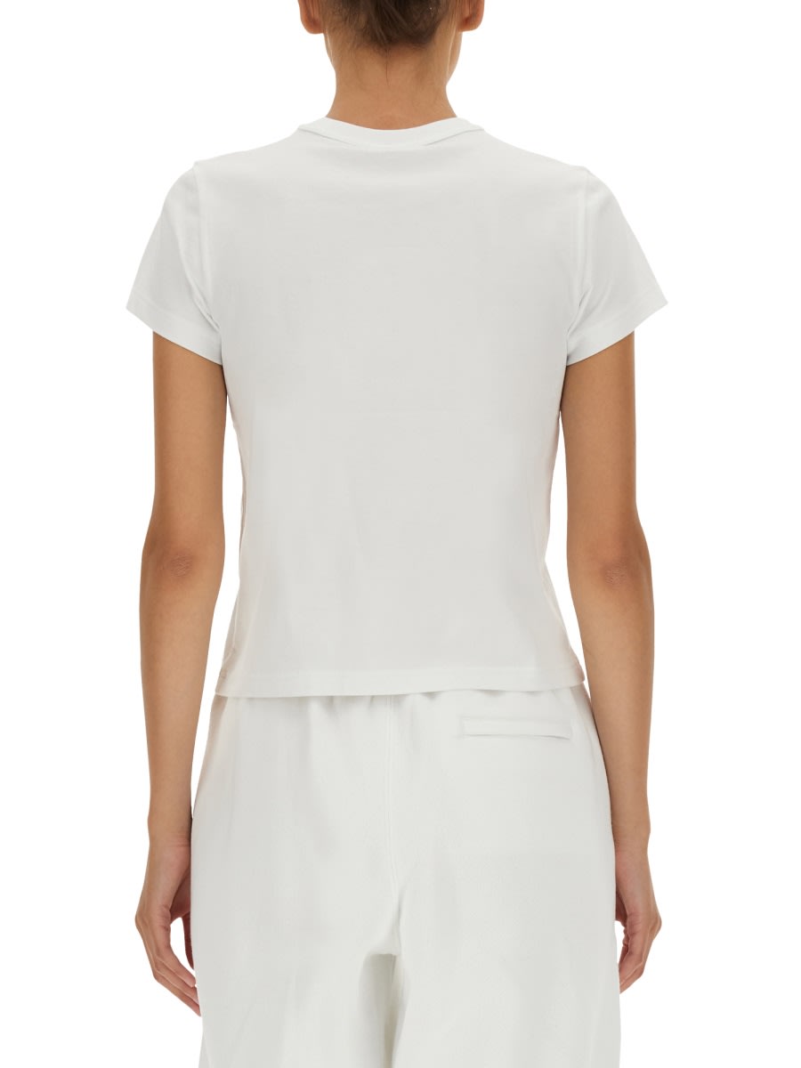 Shop Alexander Wang T Essential Shrunk T-shirt In White