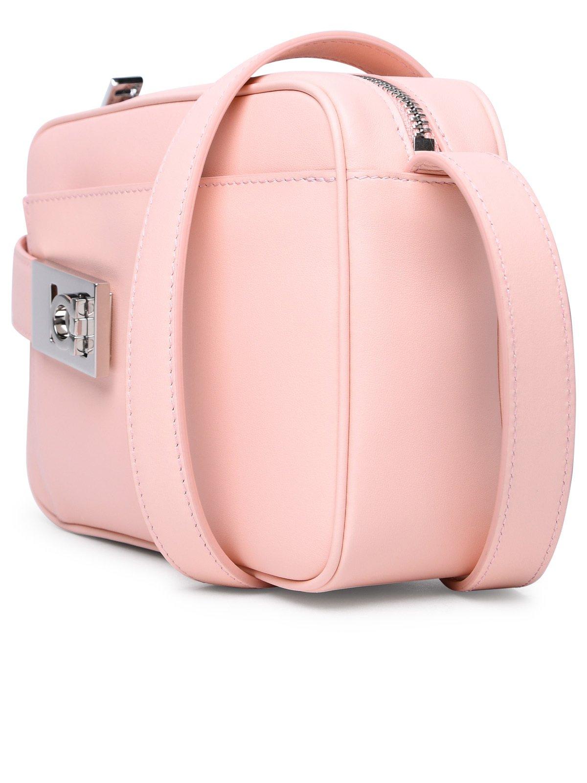 Shop Ferragamo Small Camera Case Logo Crossbody Bag In Pink
