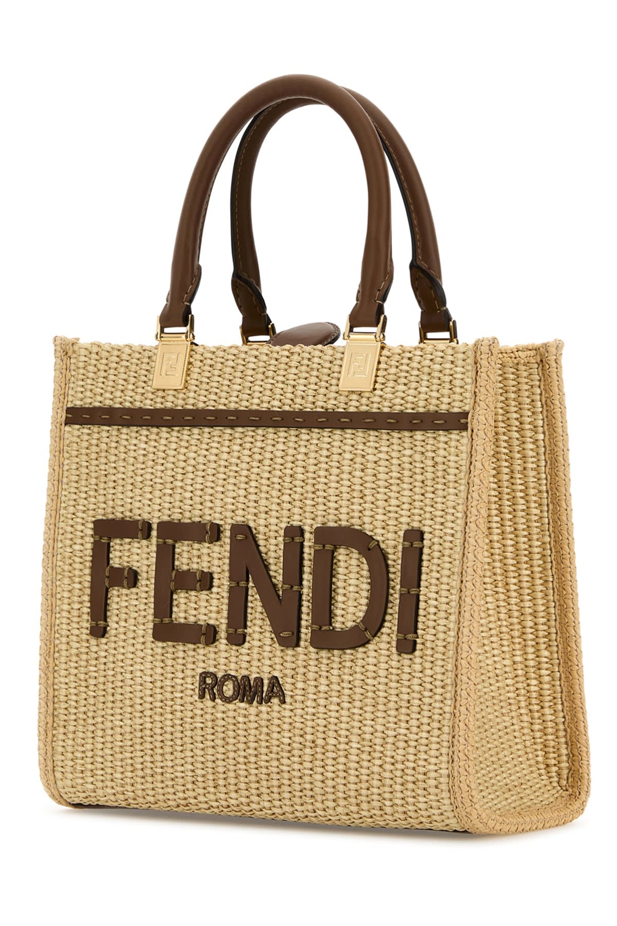 Shop Fendi Sunshine Paglia Chicco In Alchemygianduiaos