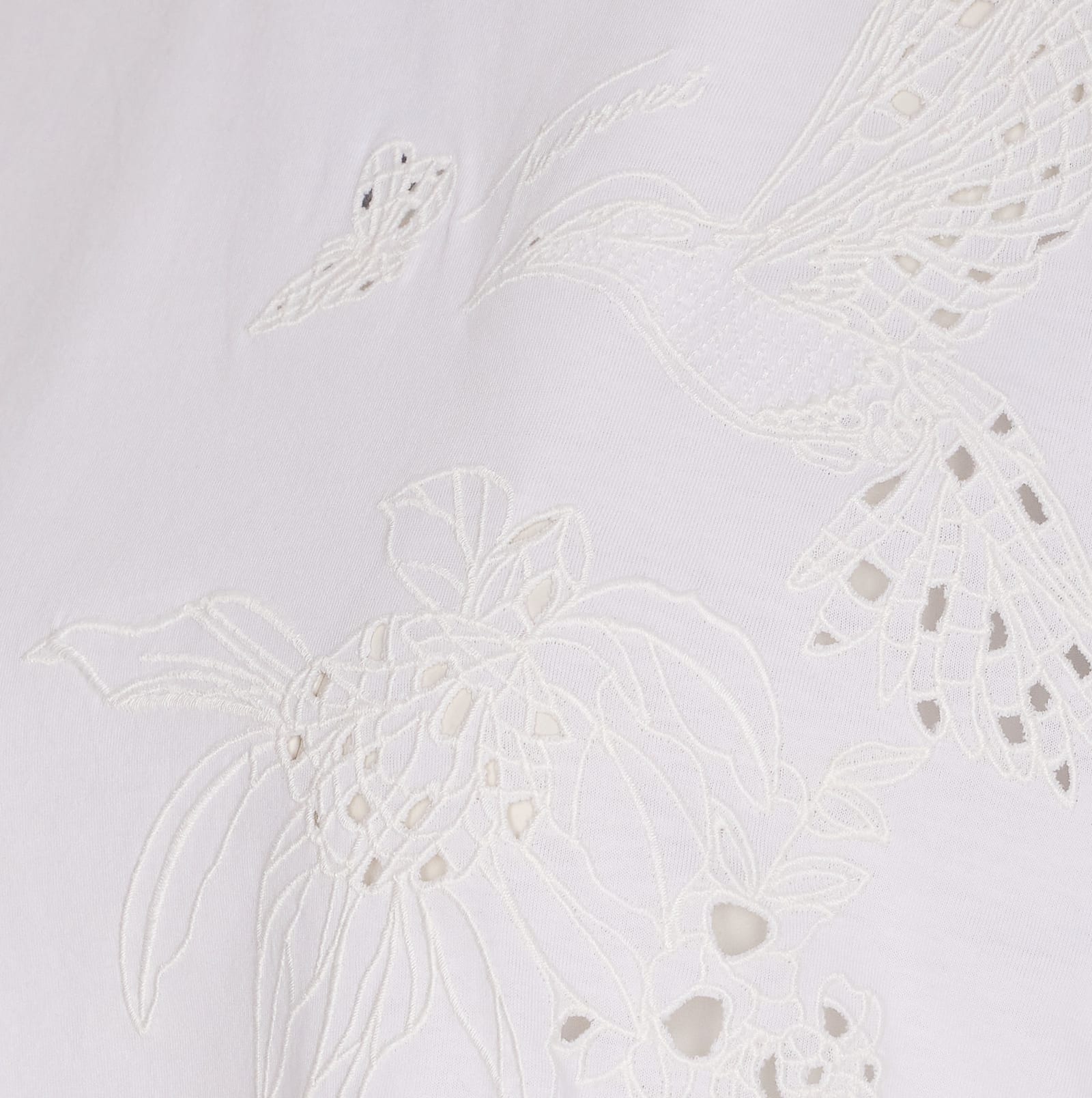 Twinset Embroidered T-shirt In White