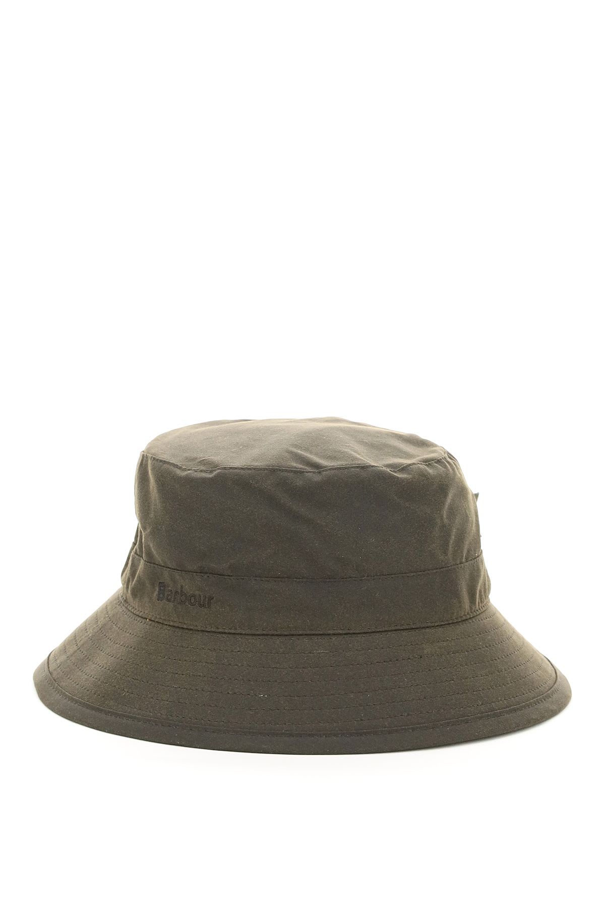 Barbour Wax Sports Bucket Hat In Brown