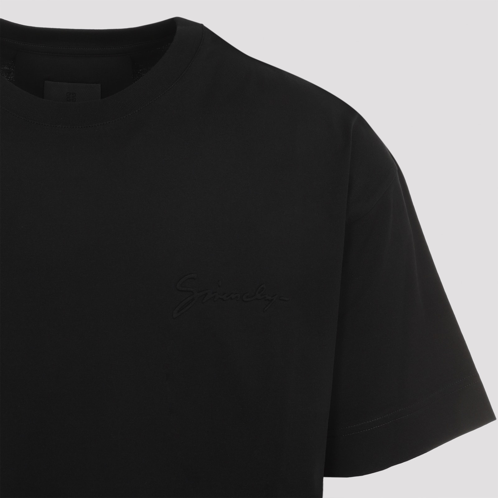 Shop Givenchy Cotton T-shirt In Black