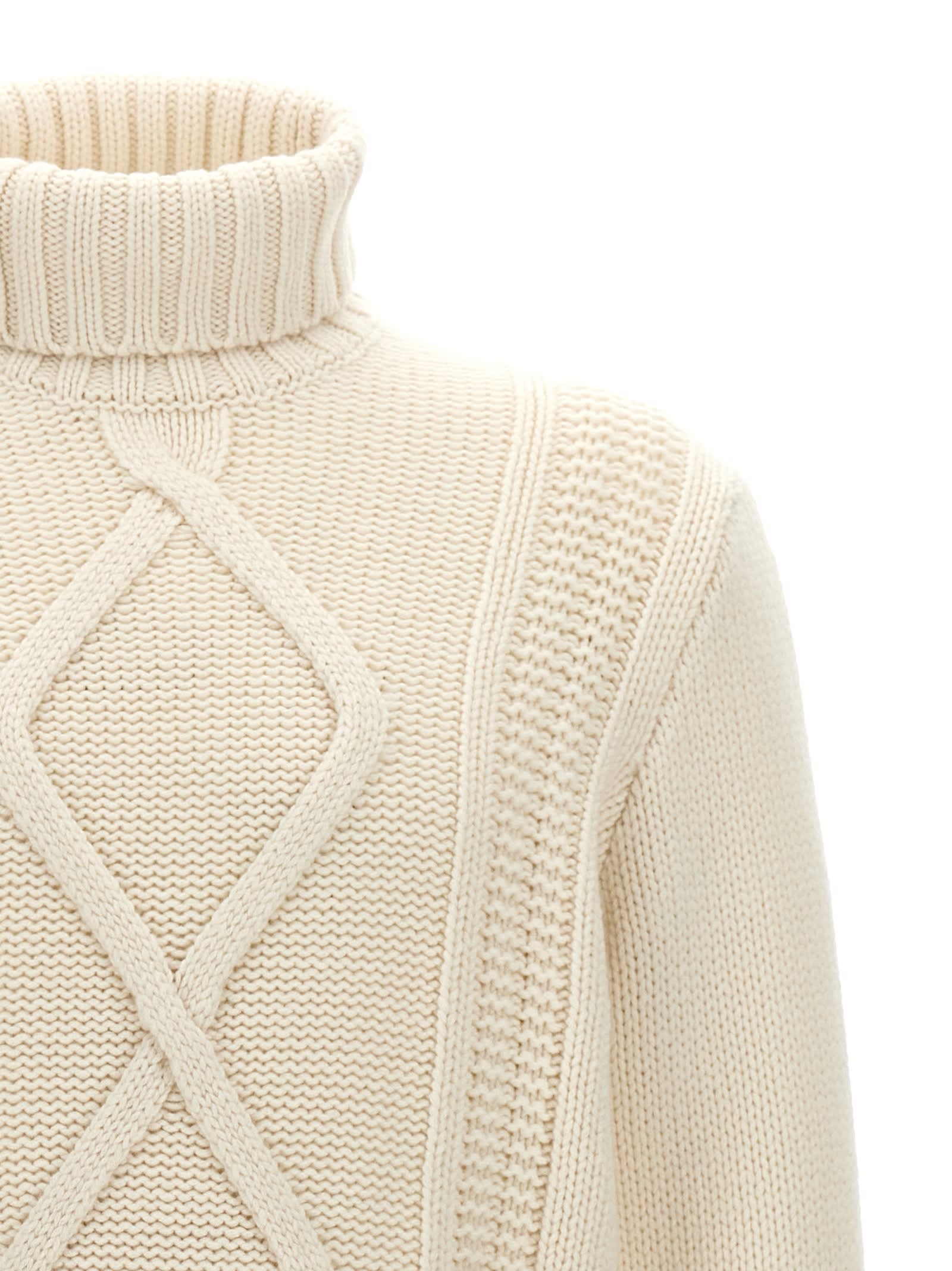 Shop Brunello Cucinelli Cashmere Sweater In White