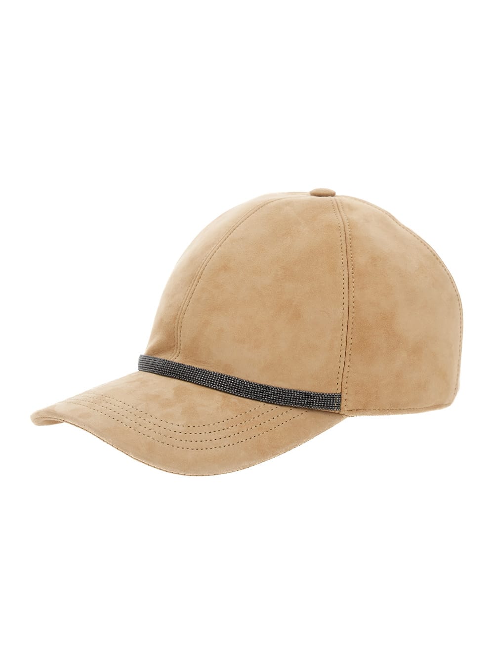 Shop Brunello Cucinelli Cappello Di Pelle In Beige