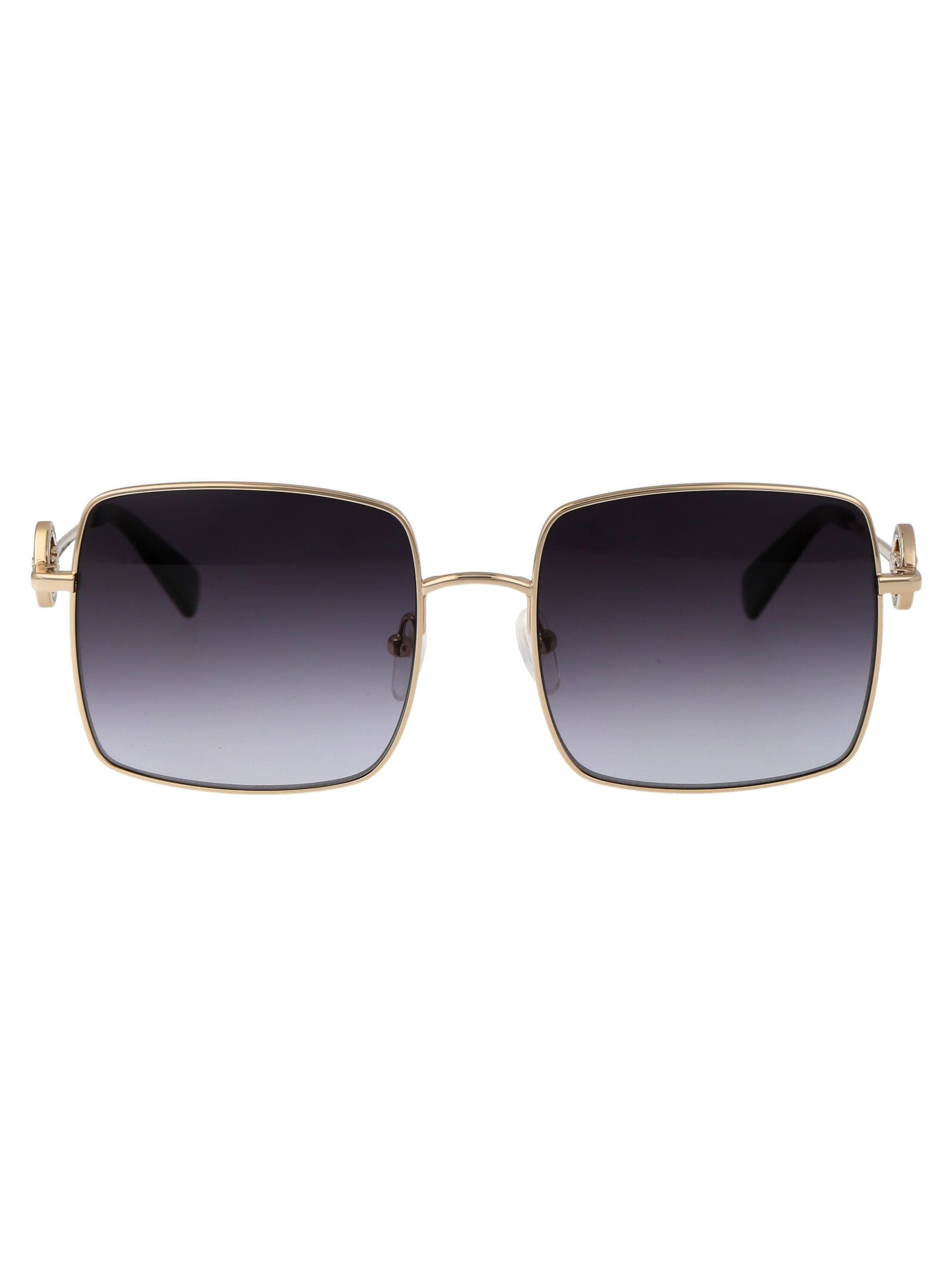 Shop Longchamp Lo162s Sunglasses In 753 Gold