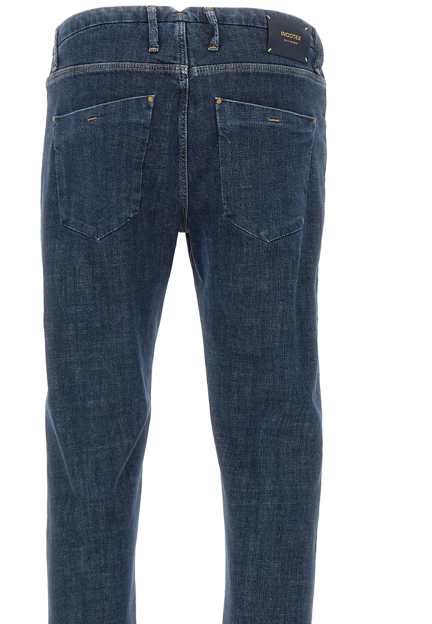 Shop Incotex Blue Division Jeans In Denim