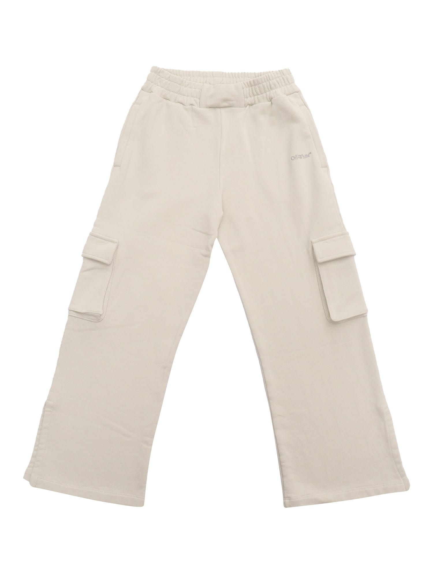 Off-white Cargo Bookish Sweatpant Light Grey - Sil In Grey