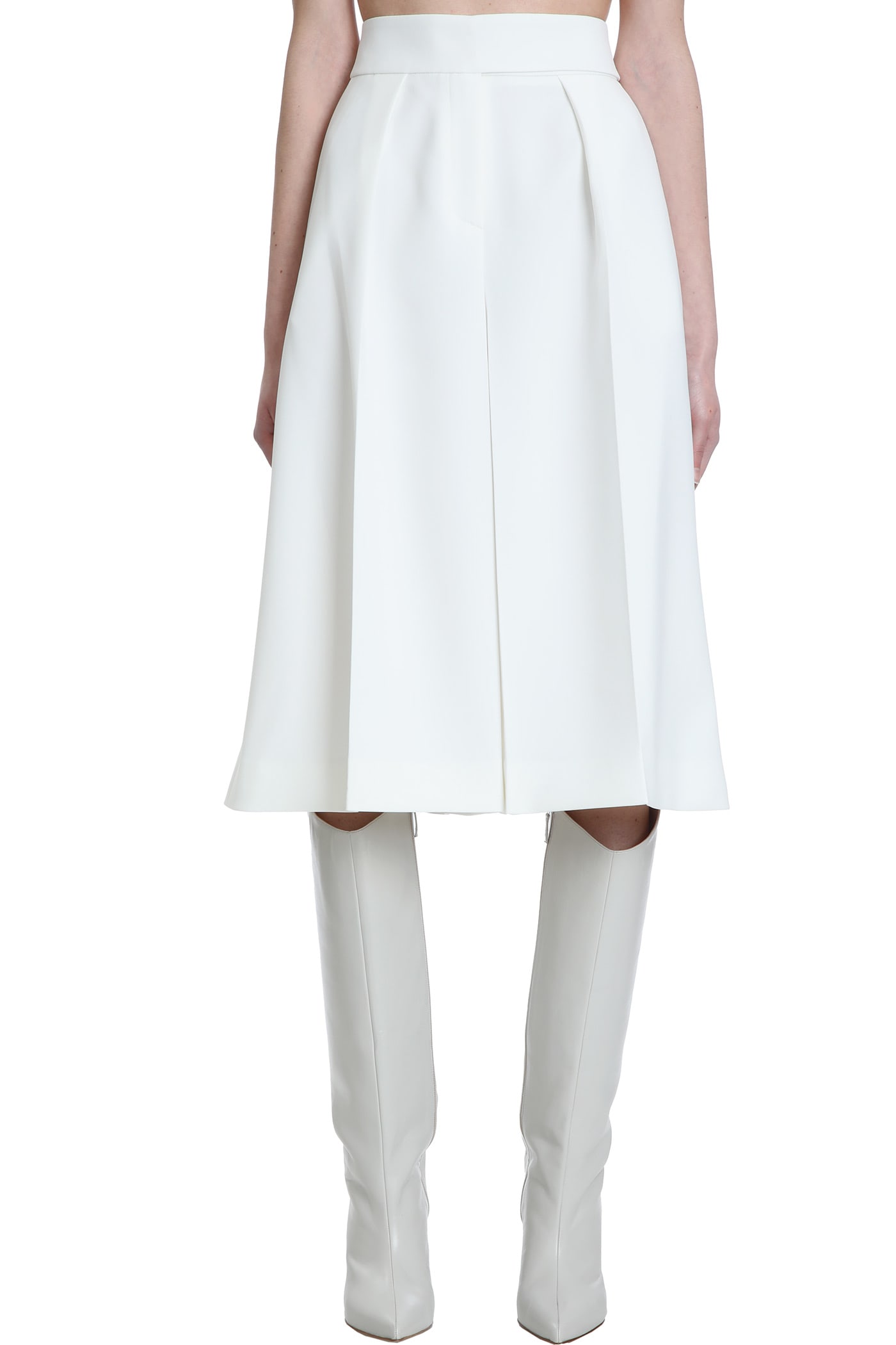 Alexandre Vauthier Trousers In White Polyester