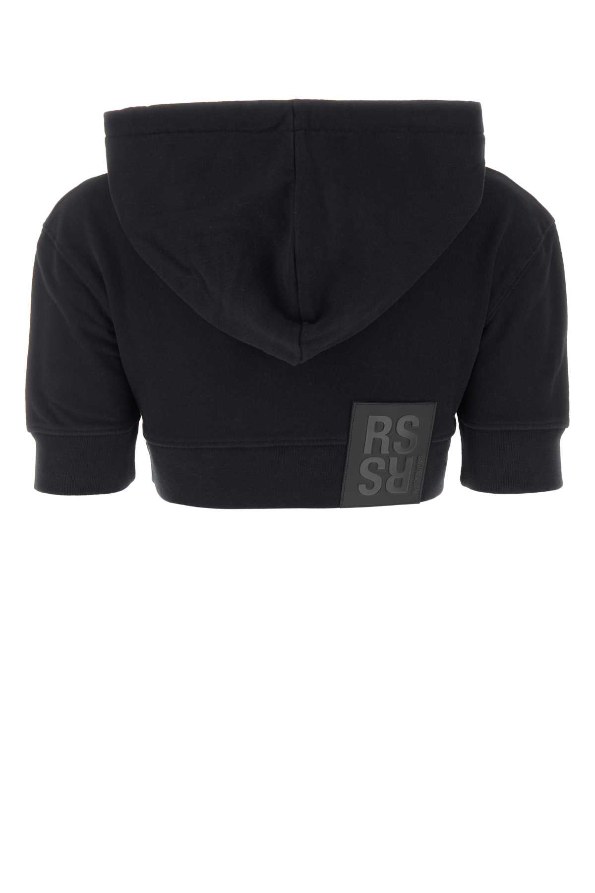 Raf Simons Black Cotton Sweatshirt In 0099