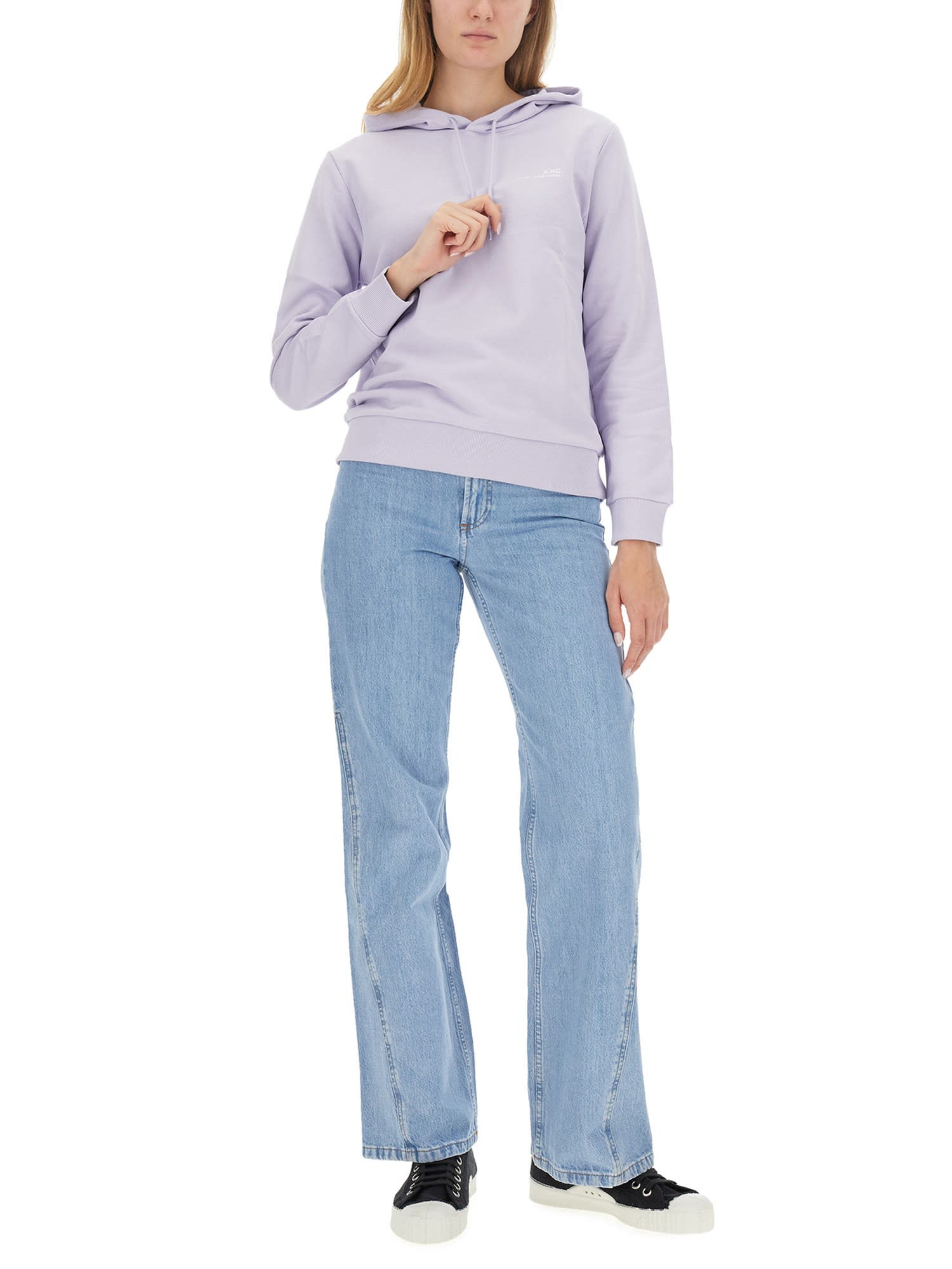 Apc Sweatshirt A.p.c. Damen Farbe Lila In Lilla