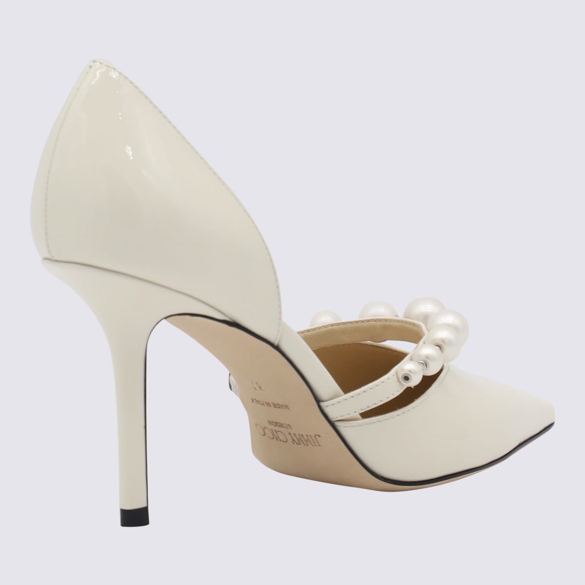 Jimmy Choo Pearl Embellished Pointed Toe Stiletto Pumps In Multi