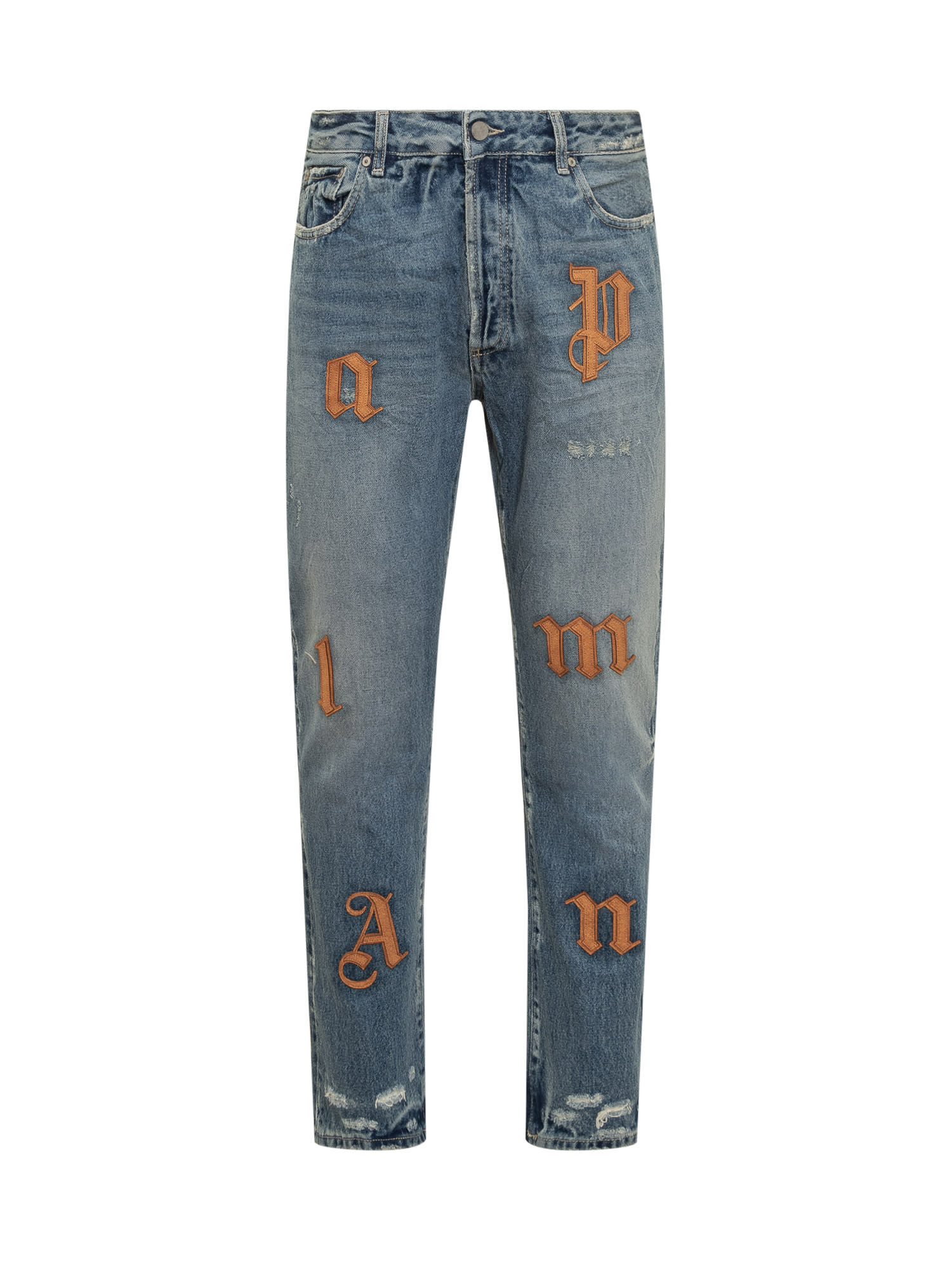 Palm Angels Jeans With Logo