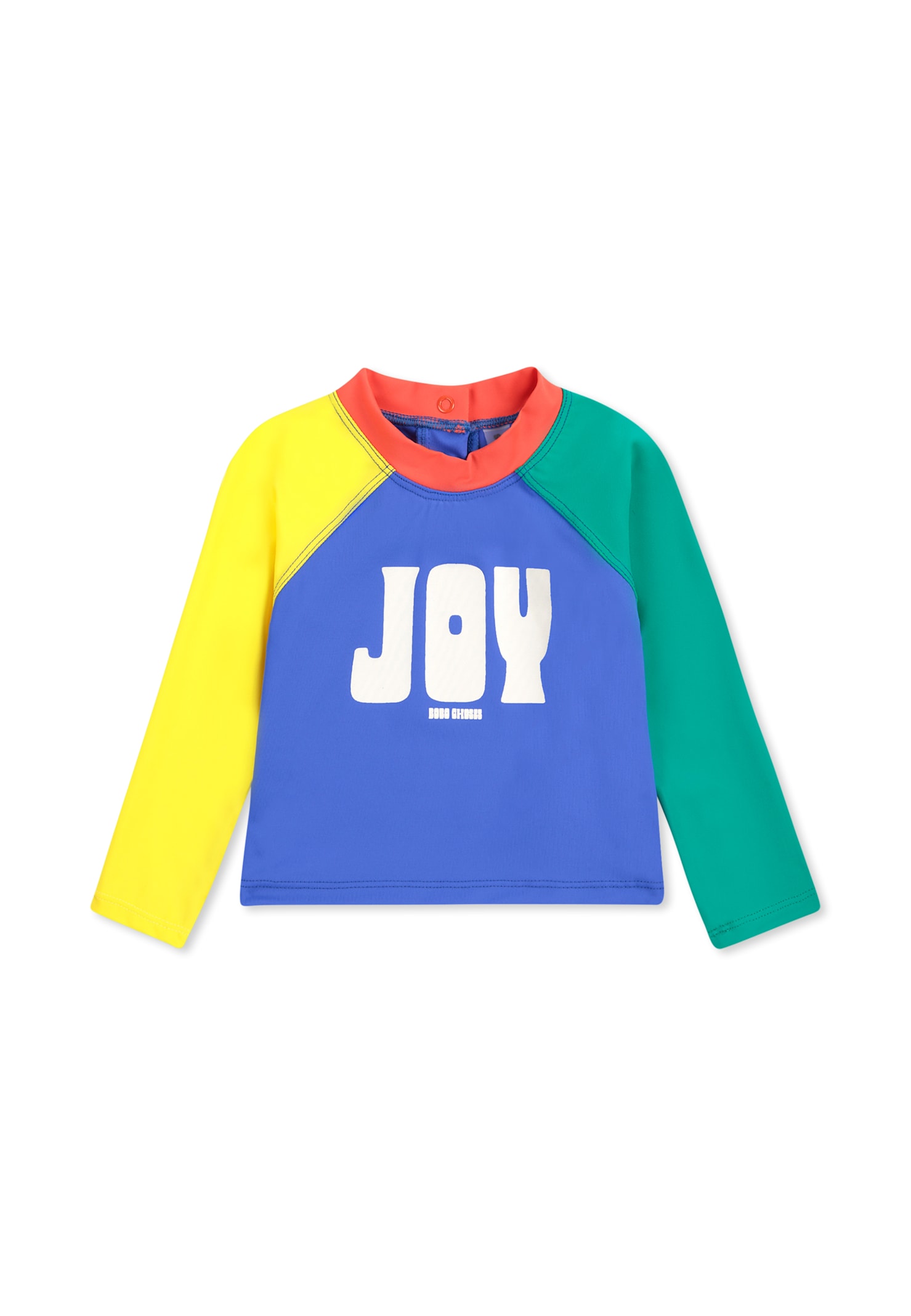 Bobo Choses Anti Uv Multicolor T-shirt For Boy With Writing In Multicolor