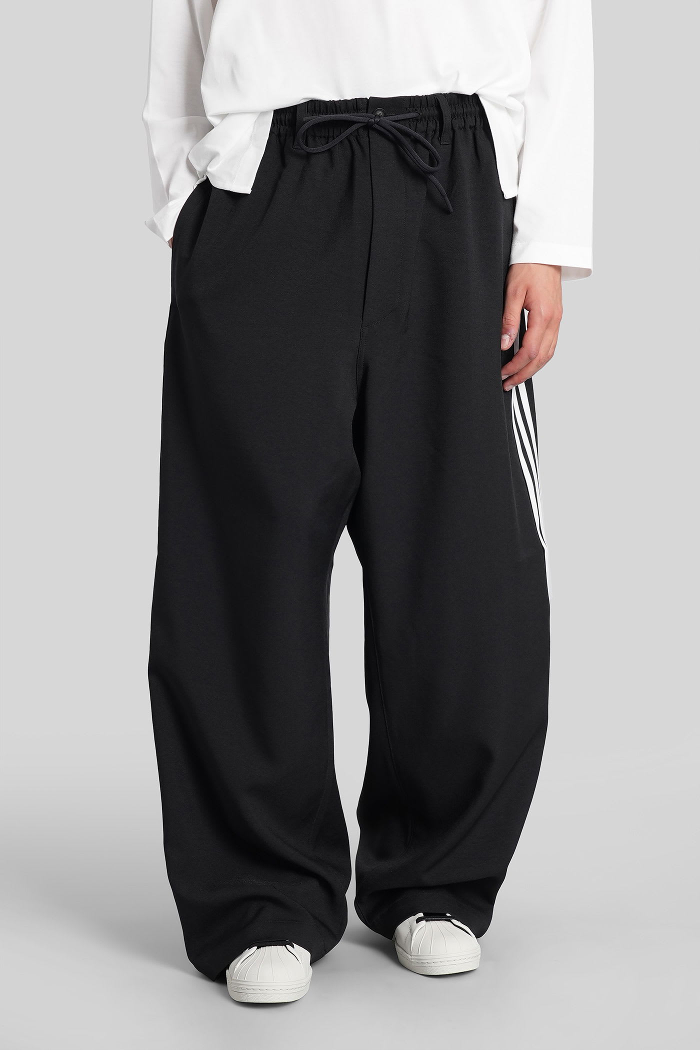 Pants In Black Polyester