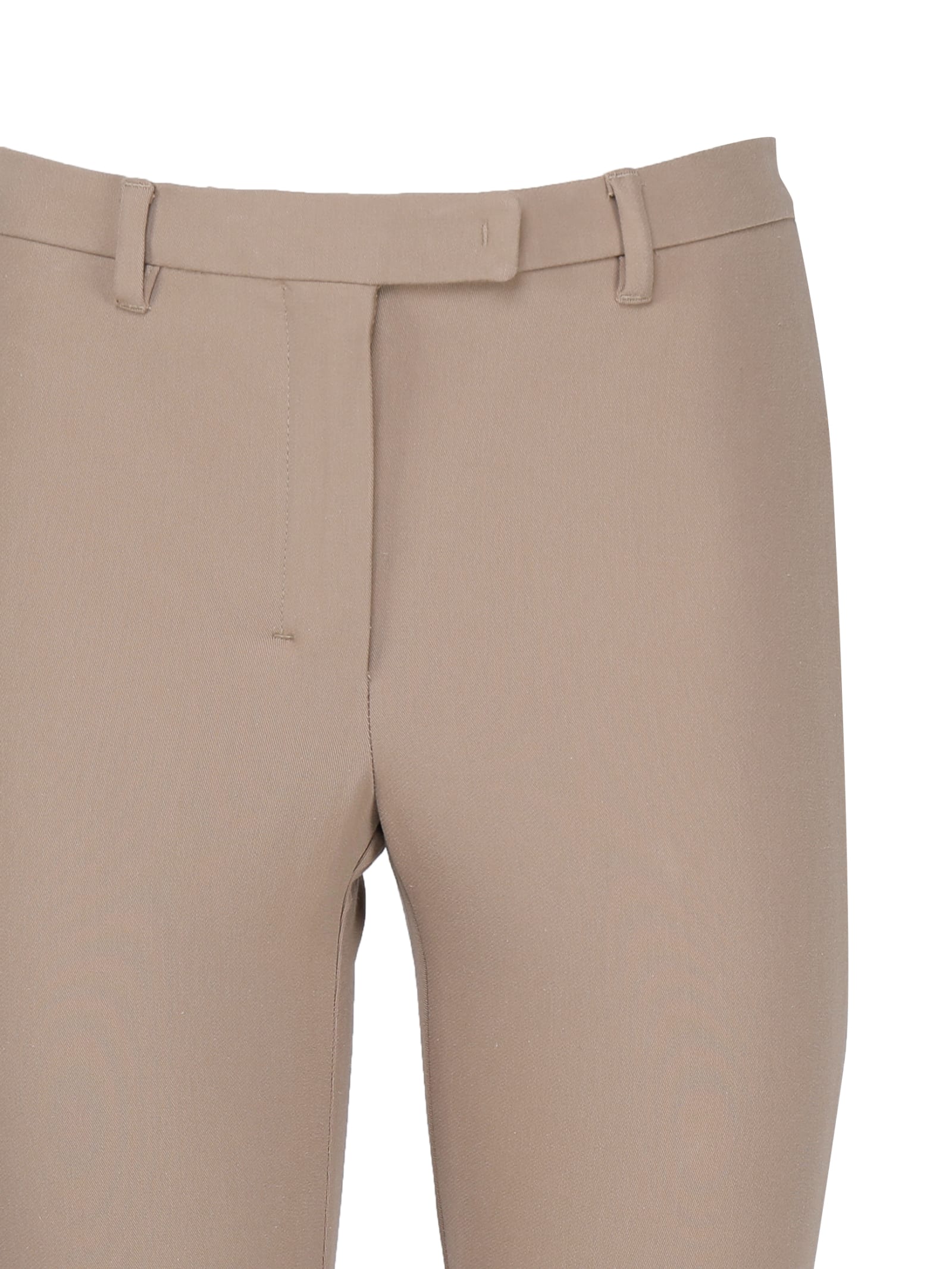 Shop 's Max Mara Fluid Fabric Trousers In Cammello