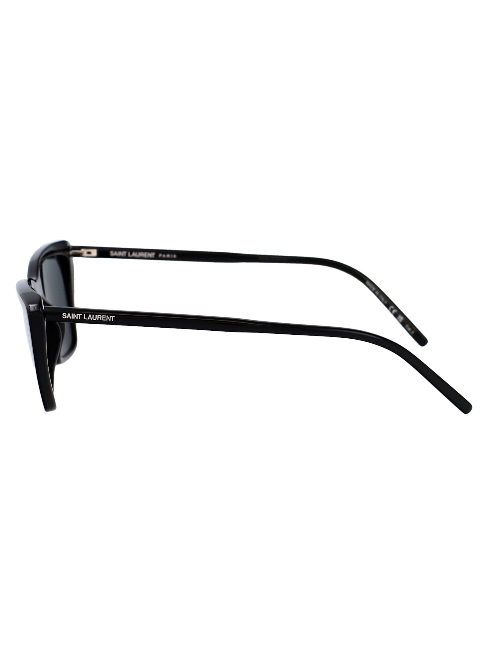 Saint Laurent Sl 737 Mica Thin Sunglasses In Black
