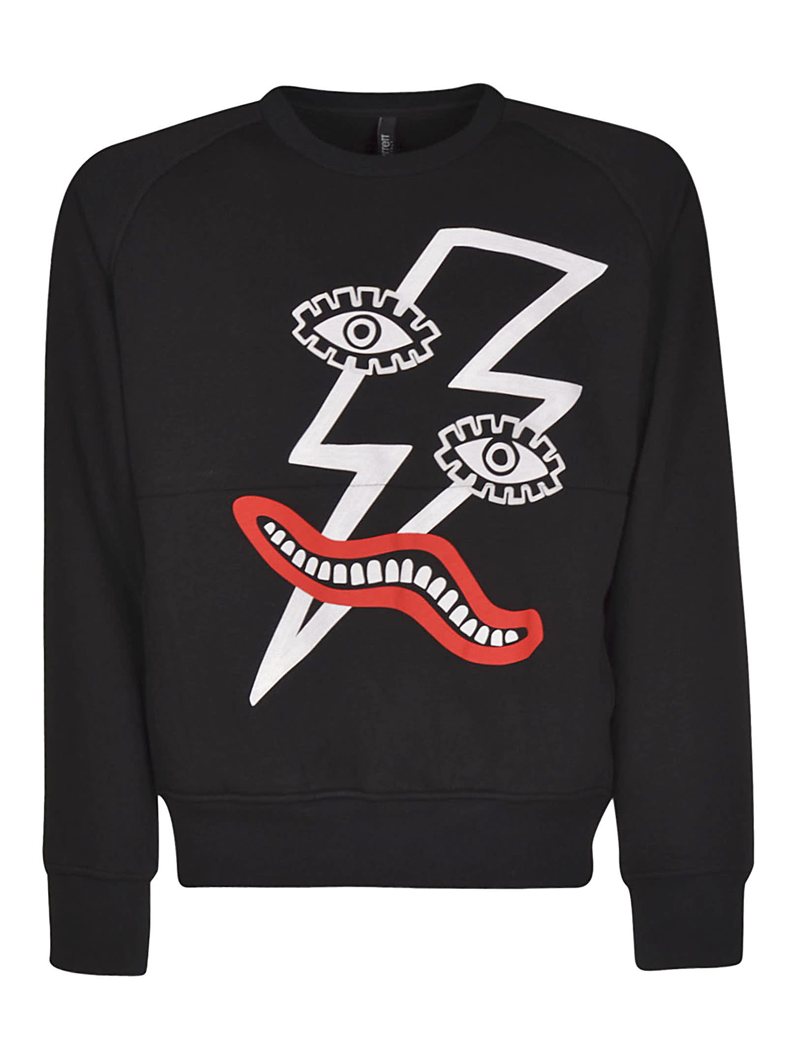 NEIL BARRETT BOLT PRINT SWEATSHIRT,11308475