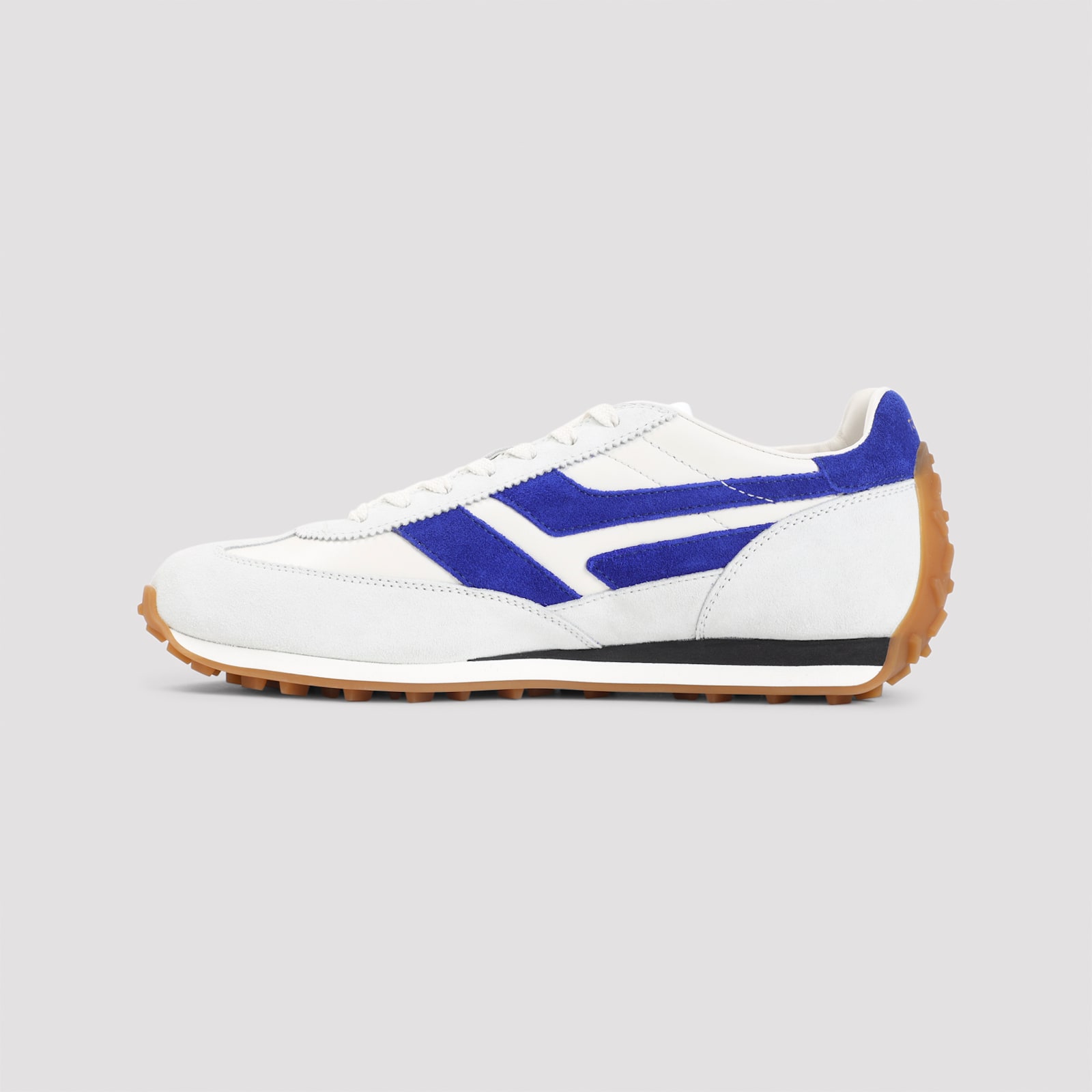 Tom Ford Mesh And Suede-trimmed Leather Sneakers In White
