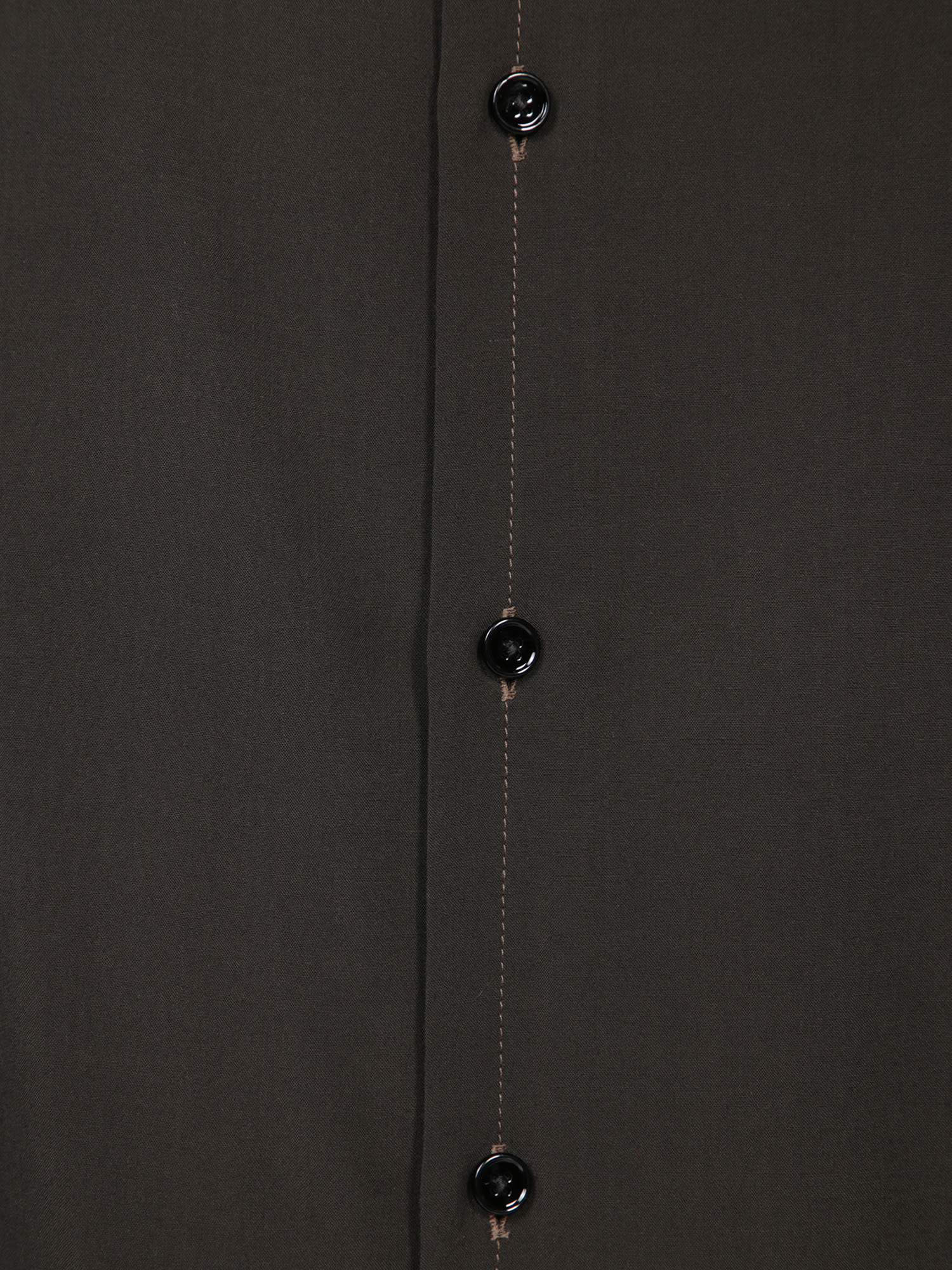 Lemaire Shirt In Brown Viscose In Dark Espresso