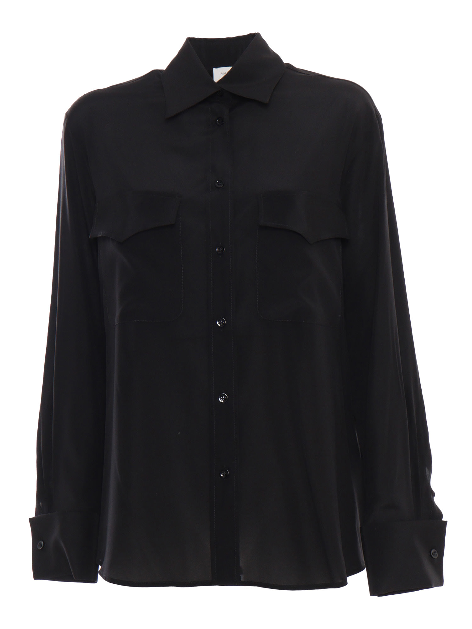 Mazzarelli Michela Silk Shirt In Black