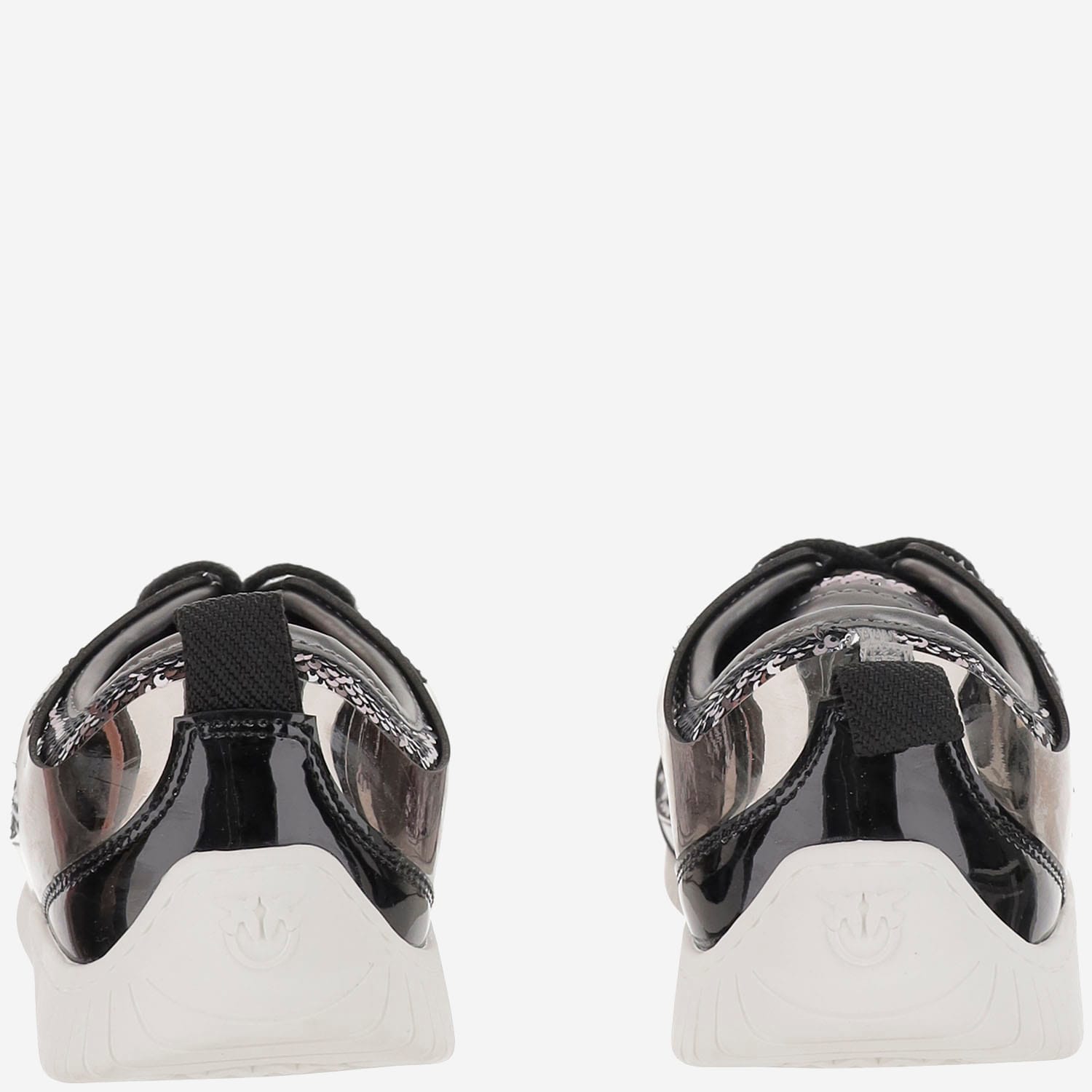 Pinko Sneakres Reby 10 With Sequins In Silver