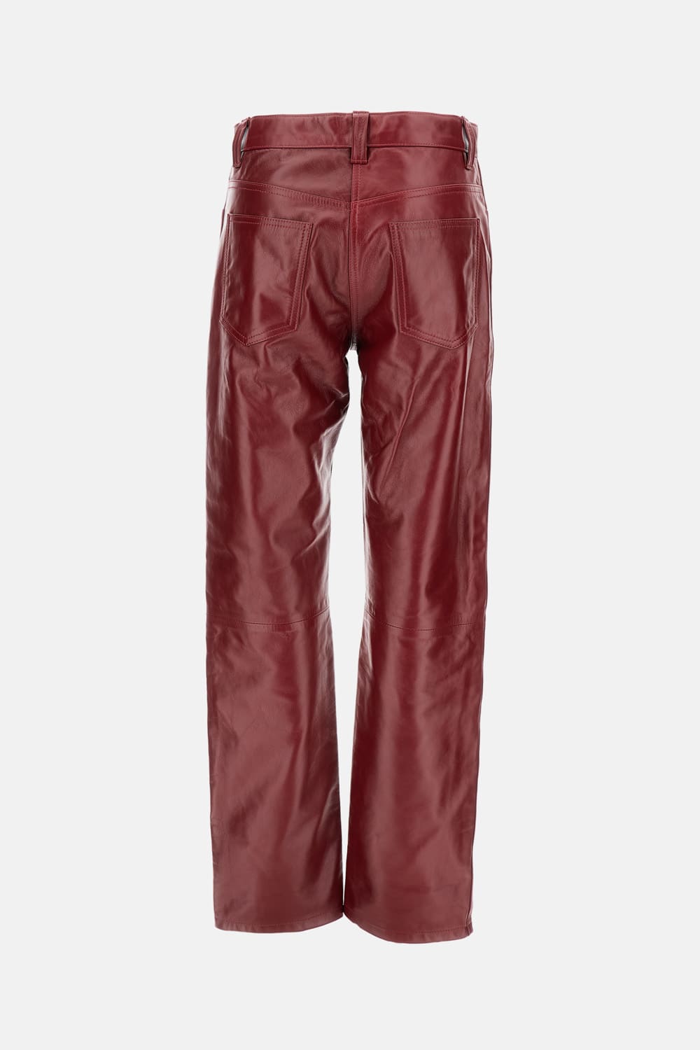 Khaite Callum Pants In Burgundy