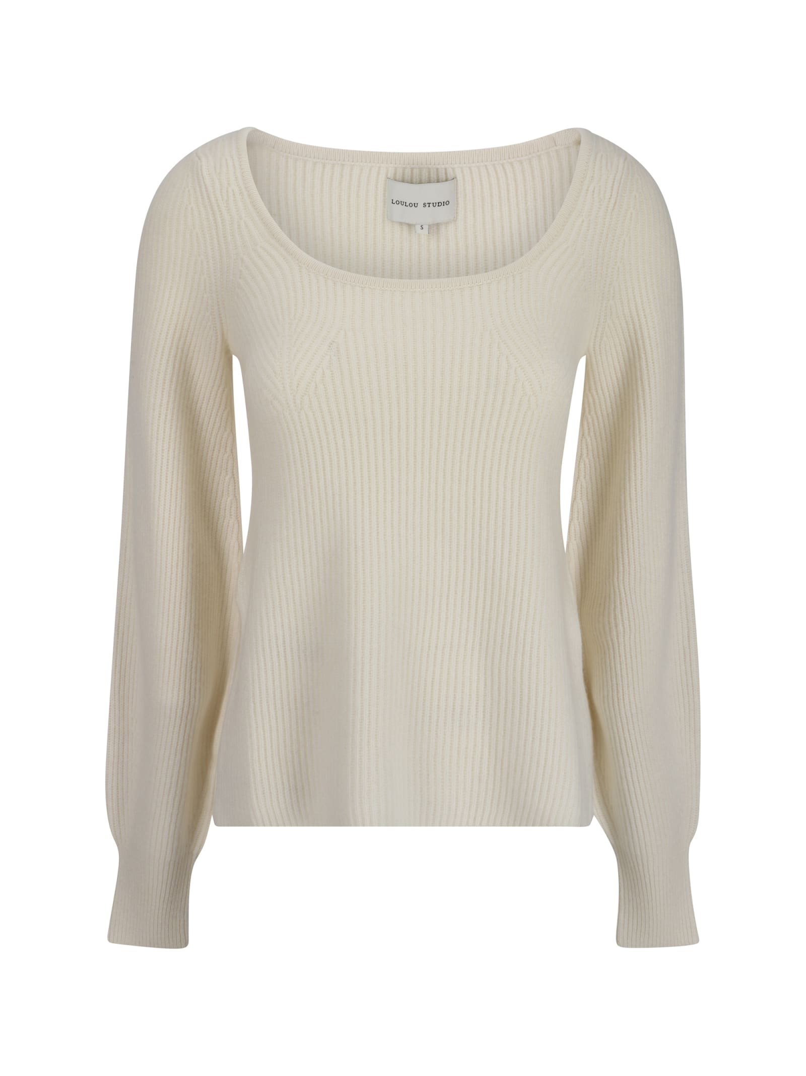 Shop Loulou Studio Sweater In Ivory