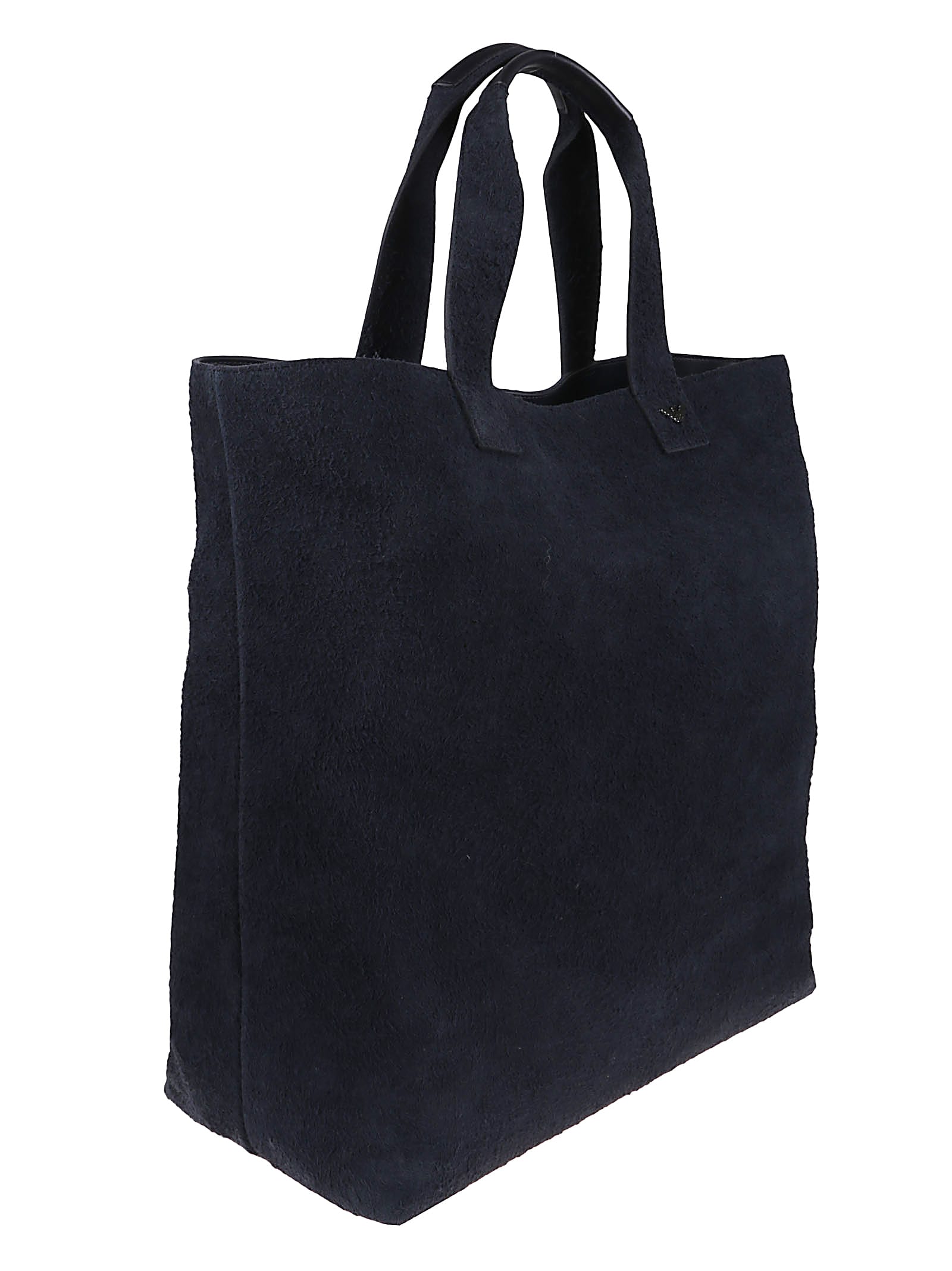 Emporio Armani Asv Oversized Suede Shopper Bag From The Peace Capsule Collection