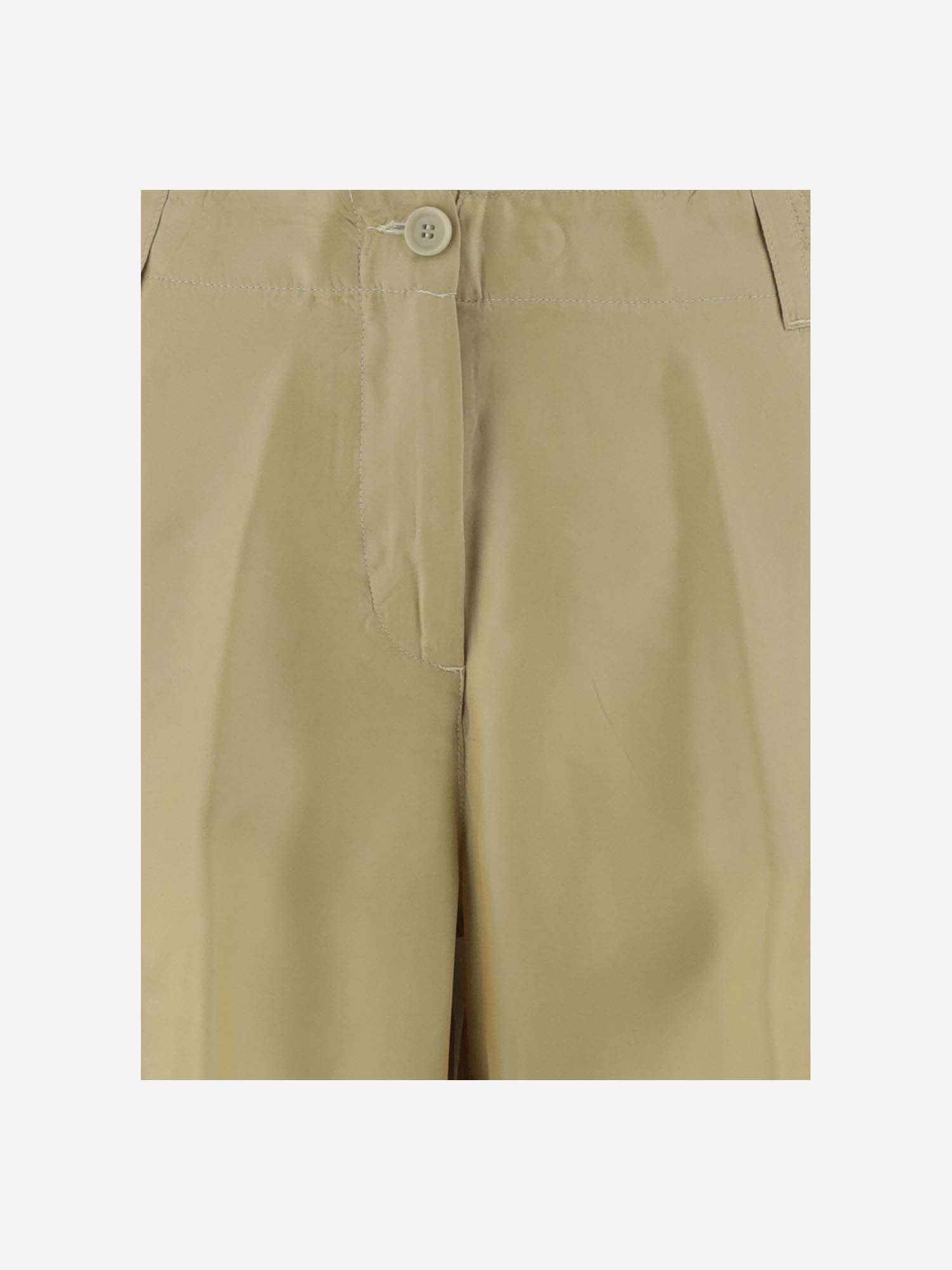 Shop Aspesi Viscose Blend Cargo Pants In Yellow