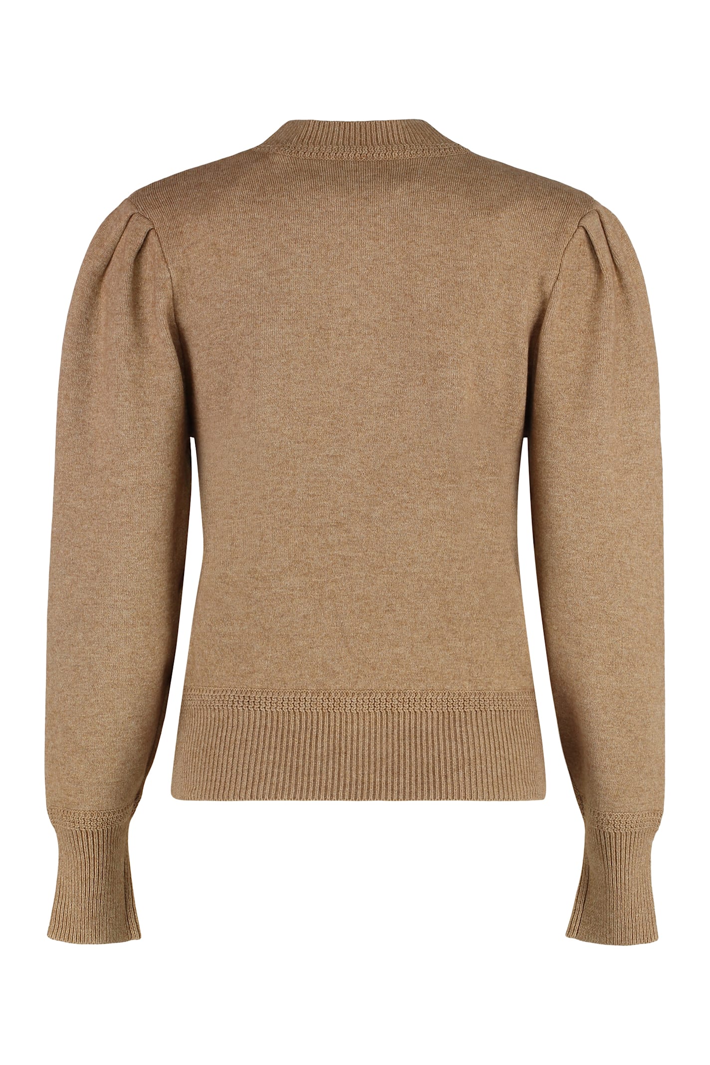 Isabel Marant Étoile Isabel Marant Etoile Kelaya Cotton-wool Blend Sweater In Brown