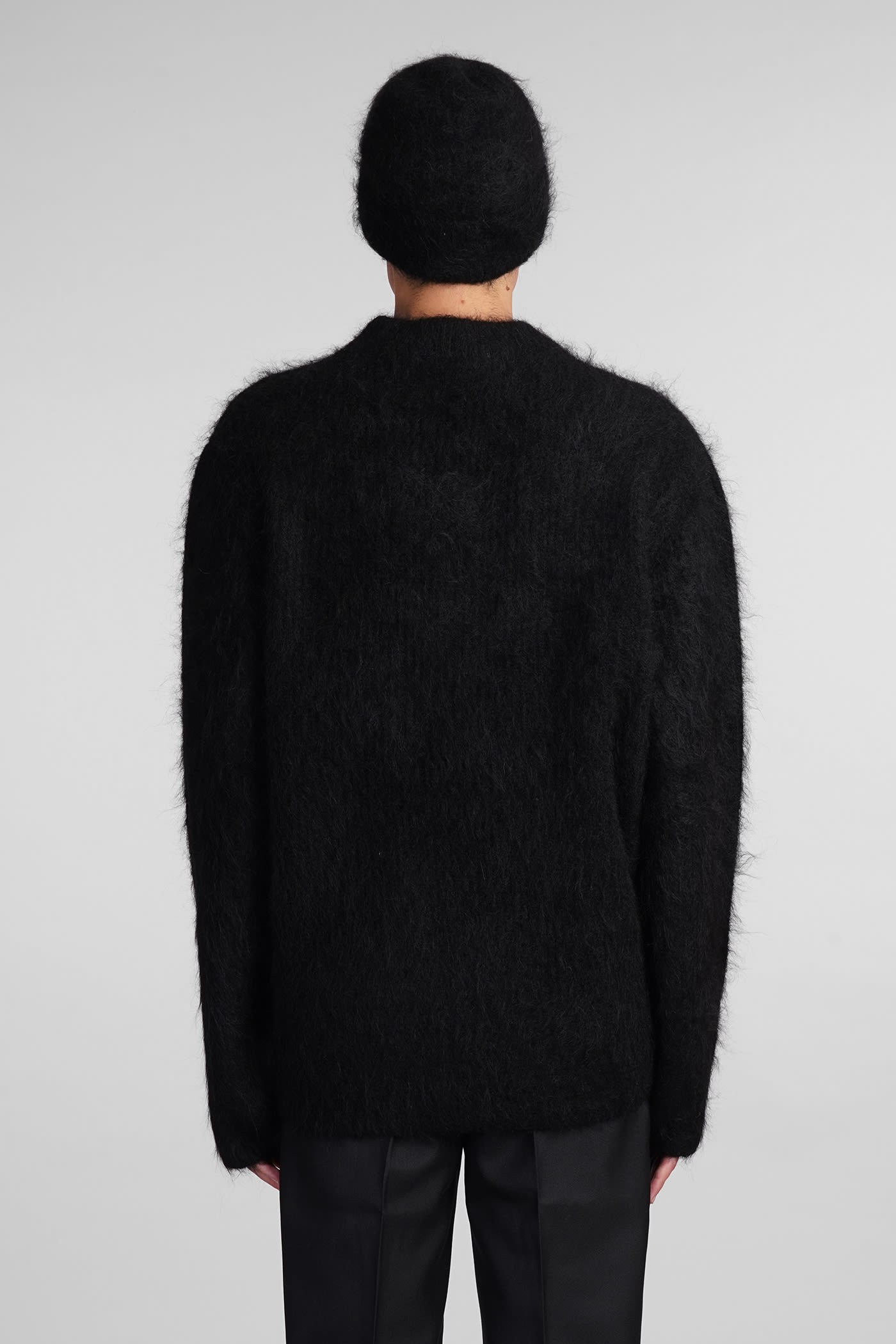 Shop Séfr Haru Sweater Knitwear In Black Wool