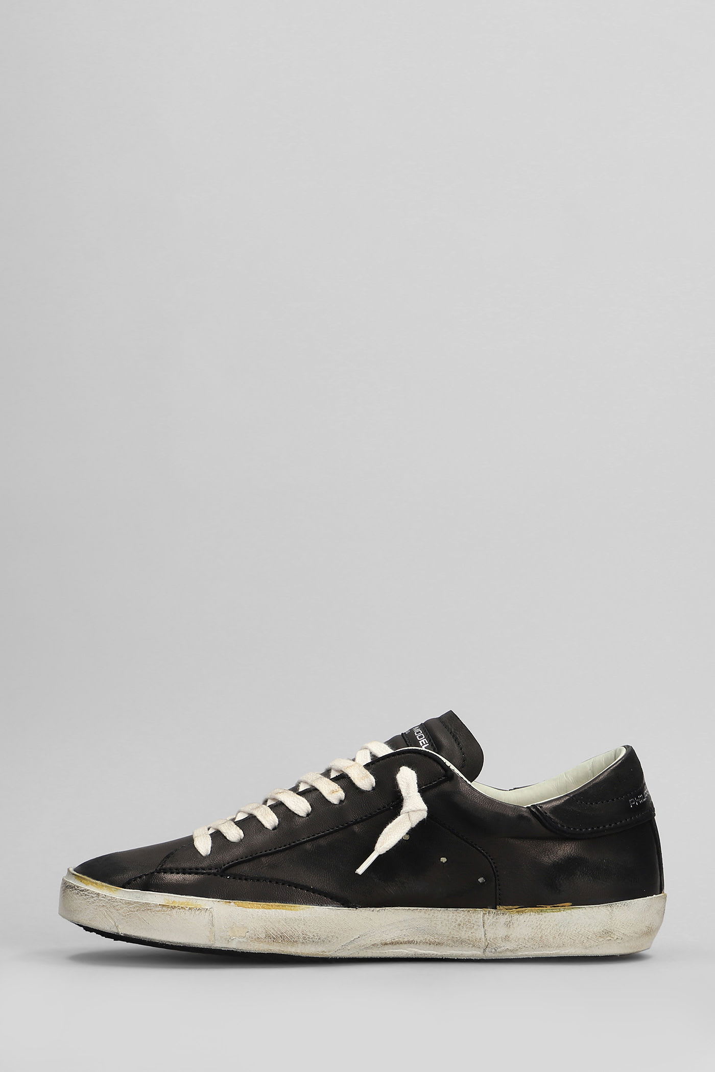 Philippe Model Sneakers Prsx Low Man Vintage Noir In Black