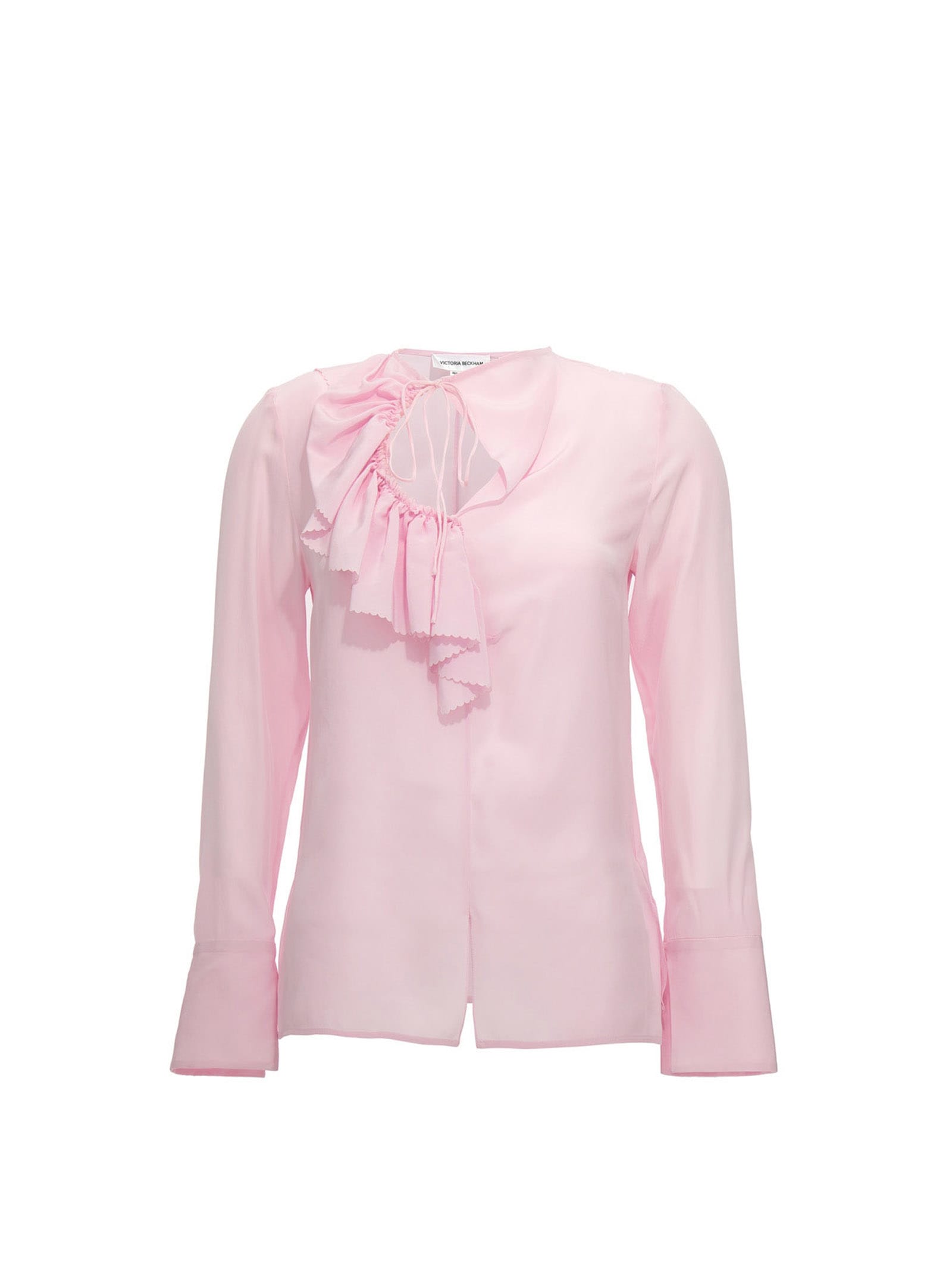 Shop Victoria Beckham Blusa Ruffles In Pink