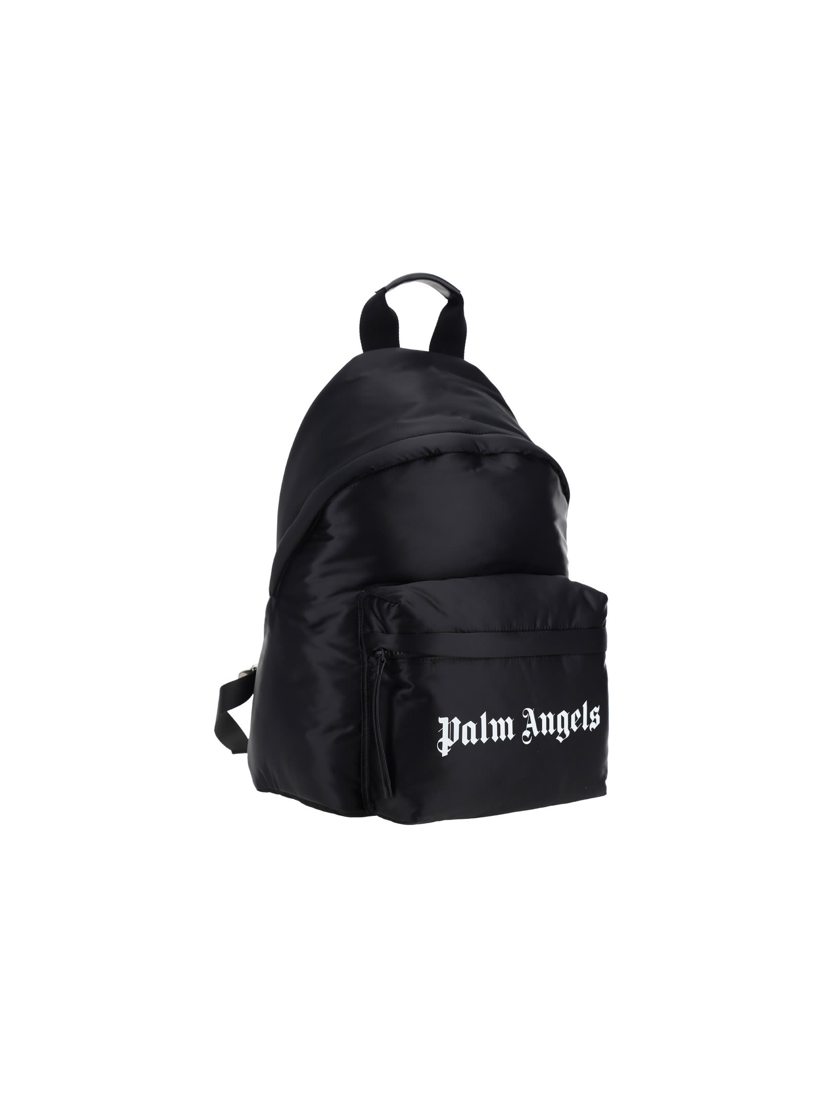 Shop Palm Angels Backpack In Nero/bianco