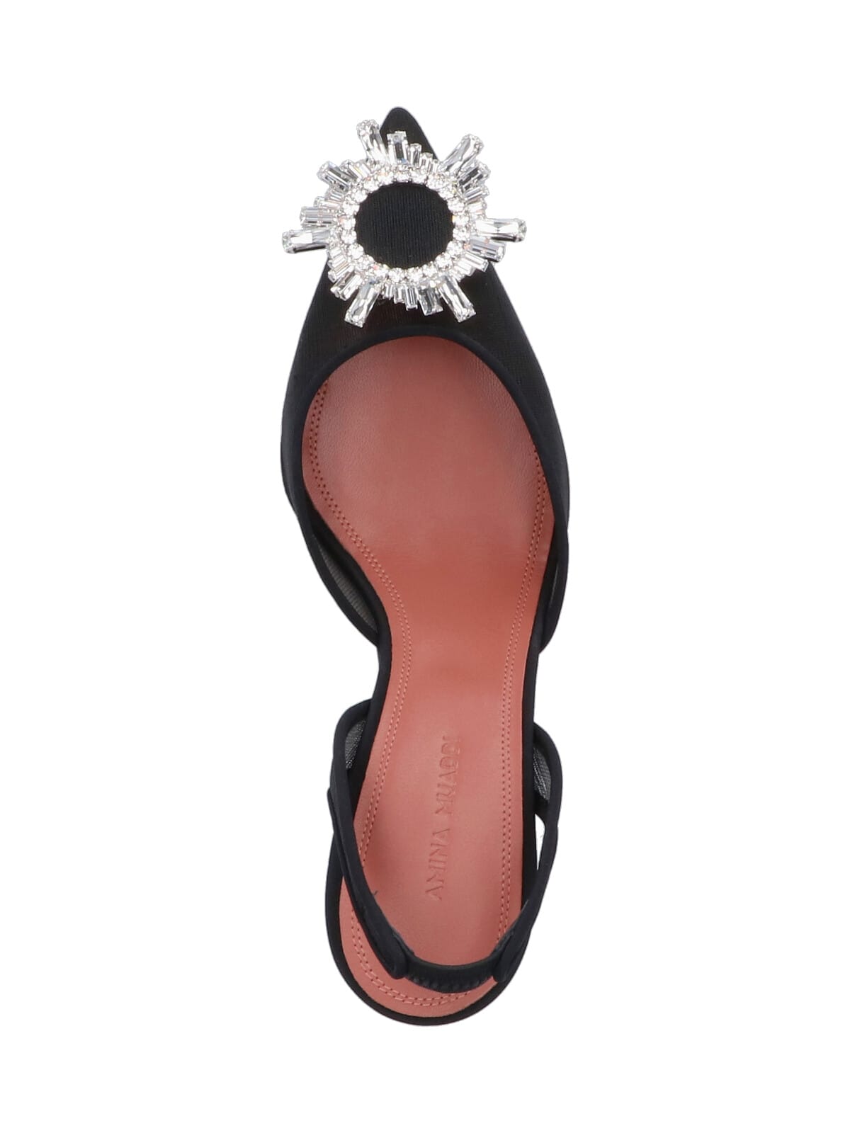 Shop Amina Muaddi Begum Slingback Pumps In Black