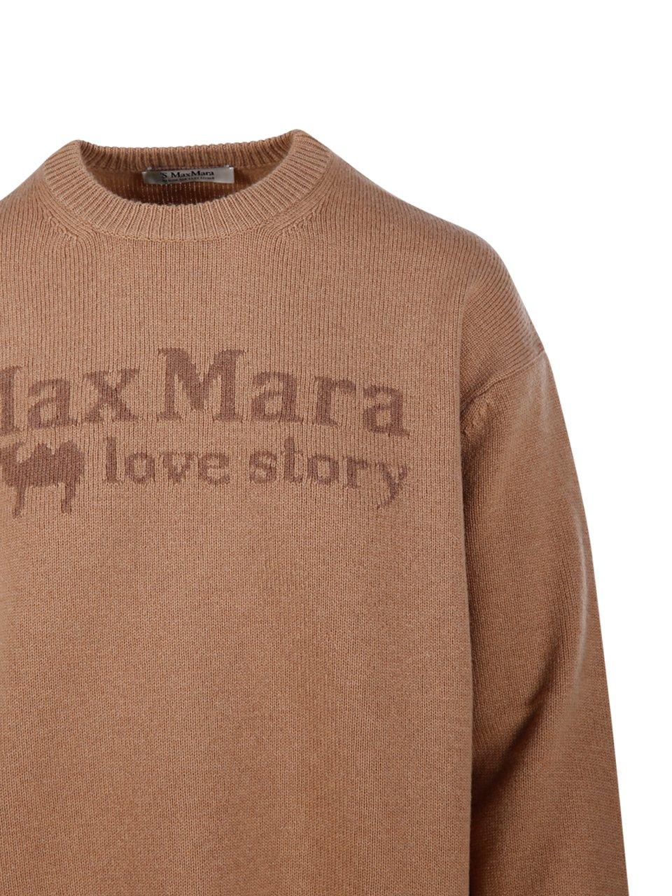 S Max Mara Oversized Wool And Cashmere Jumper In Camel