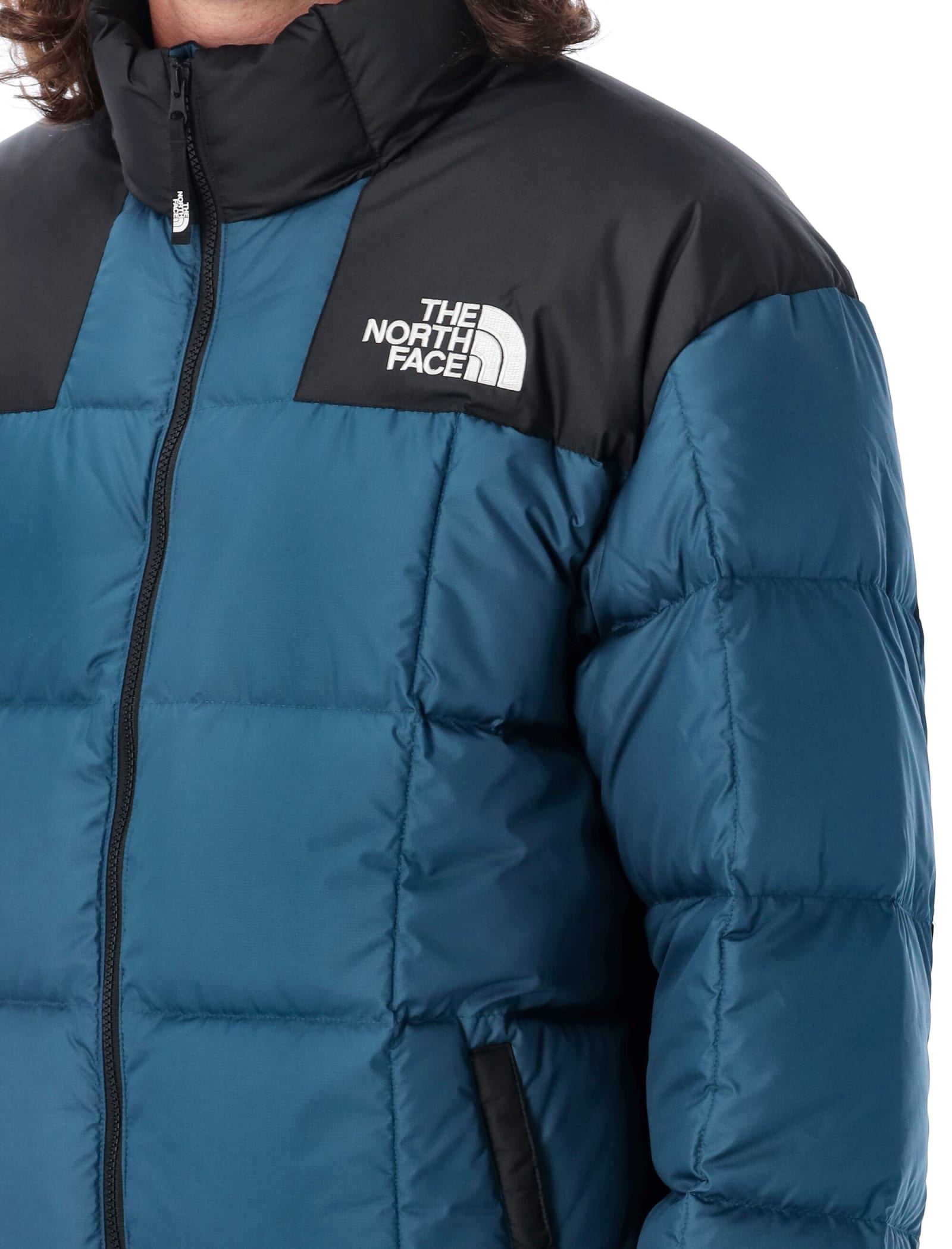 Shop The North Face Lhotse Jacket In Midnight Petrol