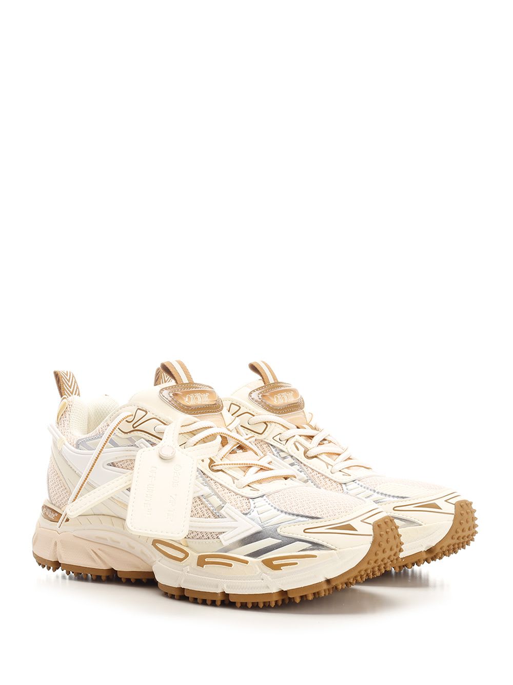 Shop Off-white Be Right Back Sneakers In Beige